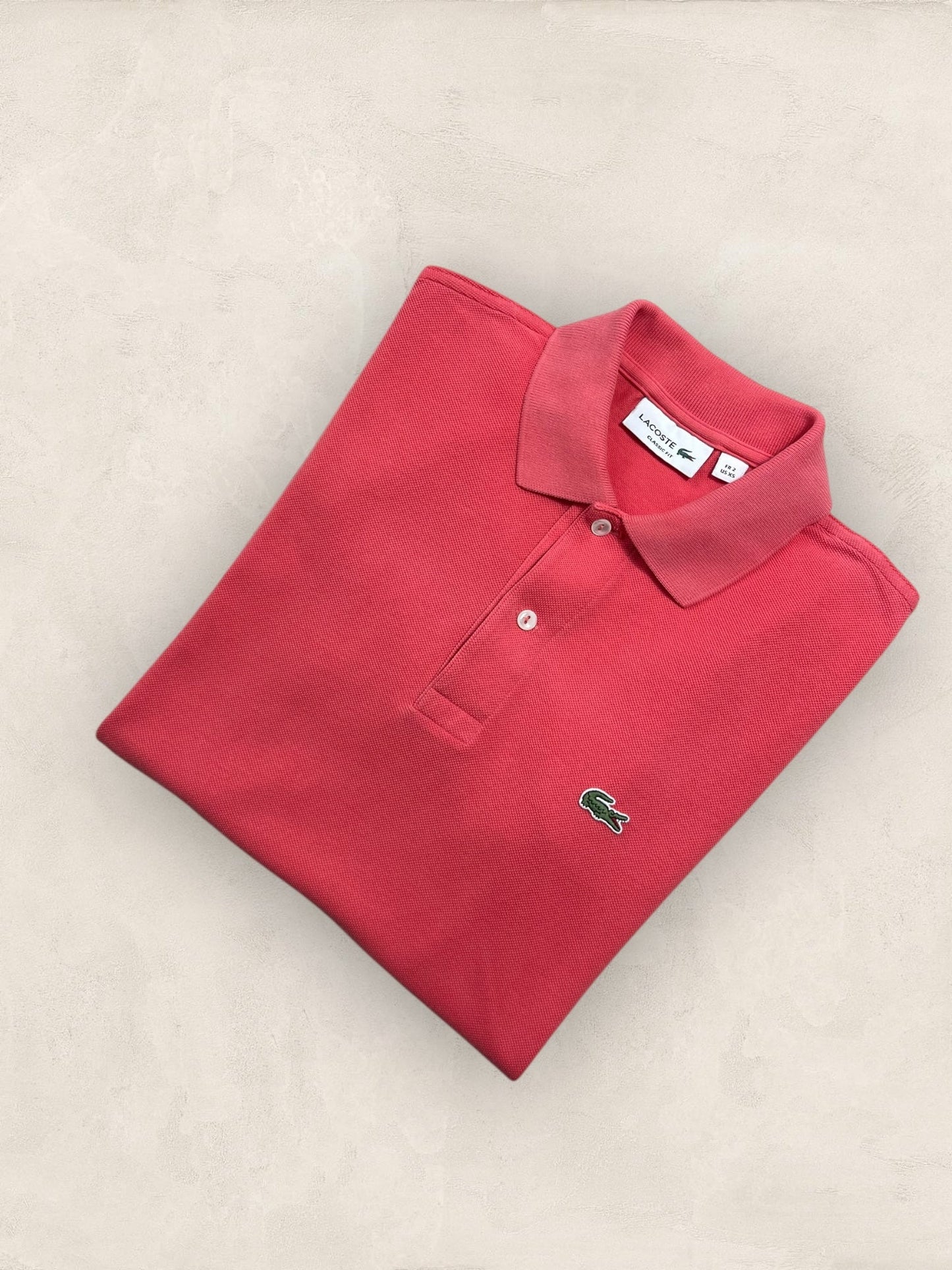 Polo Homme Lacoste Rose XS Ref:2999 - Rose - XS - amifrip - Friperie en ligne et vêtements vintage