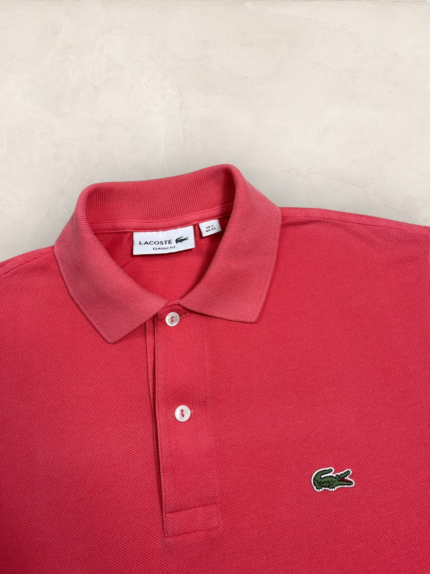 Polo Homme Lacoste Rose XS Ref:2999 - Rose - XS - amifrip - Friperie en ligne et vêtements vintage