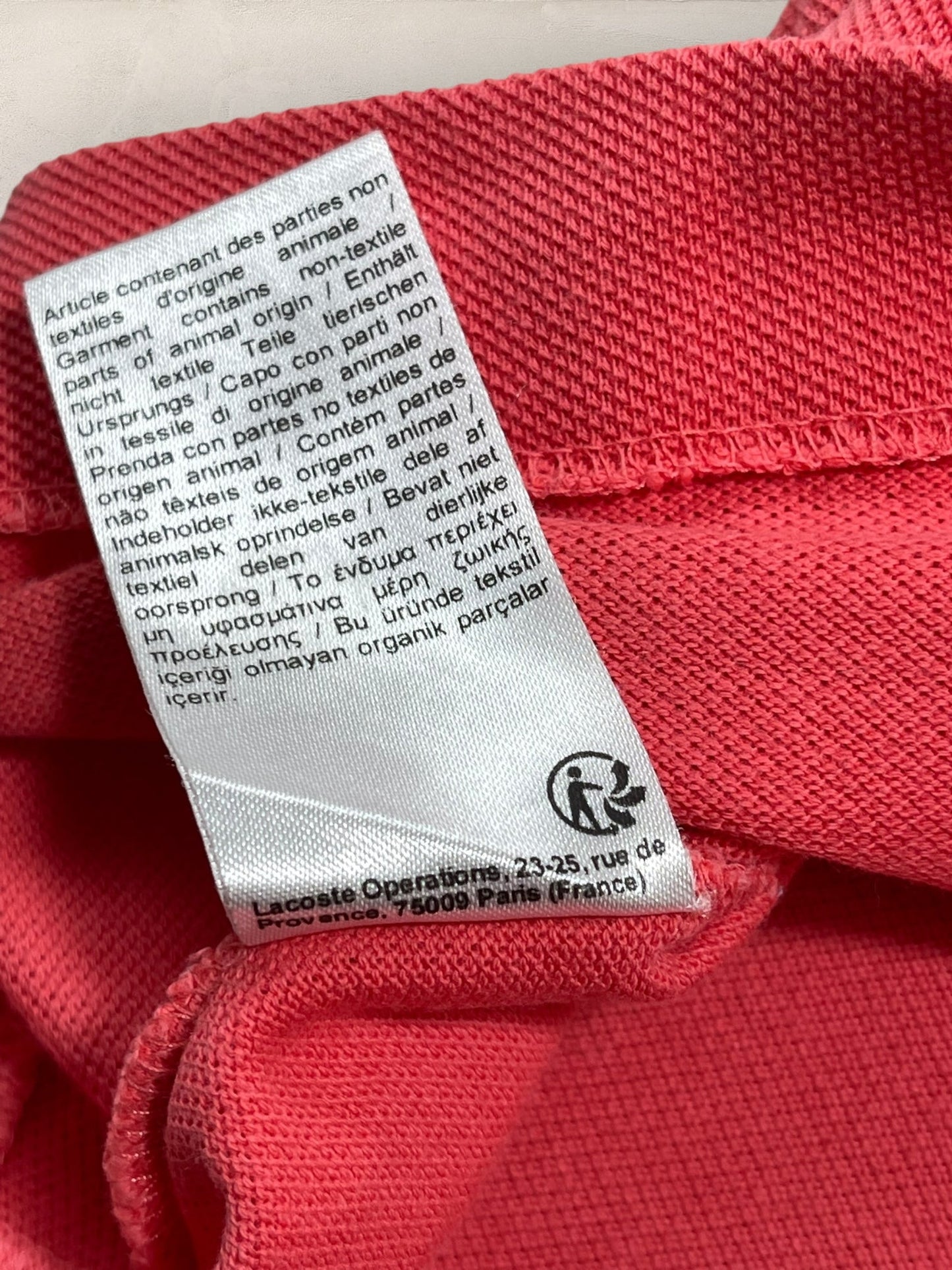 Polo Homme Lacoste Rose XS Ref:2999 - Rose - XS - amifrip - Friperie en ligne et vêtements vintage