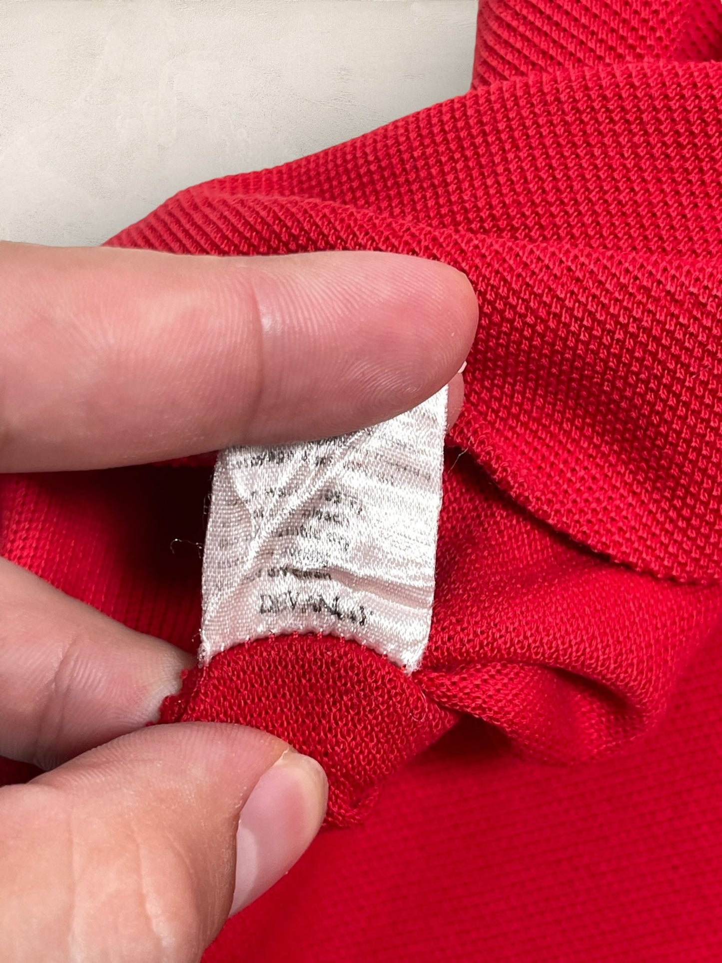 Polo Homme Lacoste Rouge M Ref:3001 - Rouge - M - amifrip - Friperie en ligne et vêtements vintage