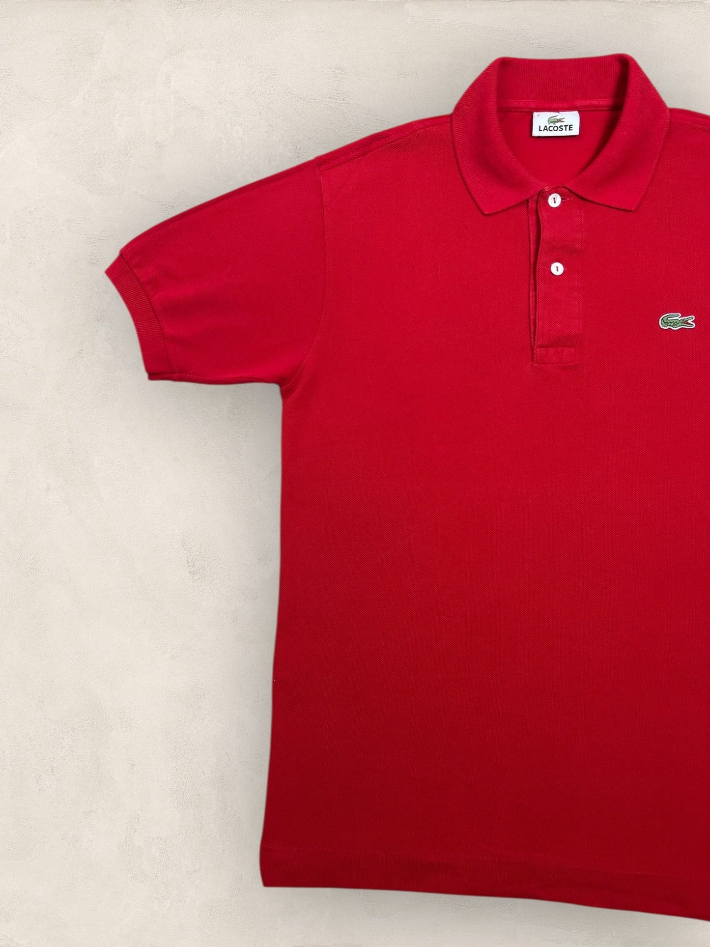 Polo Homme Lacoste Rouge M Ref:3001 - Rouge - M - amifrip - Friperie en ligne et vêtements vintage