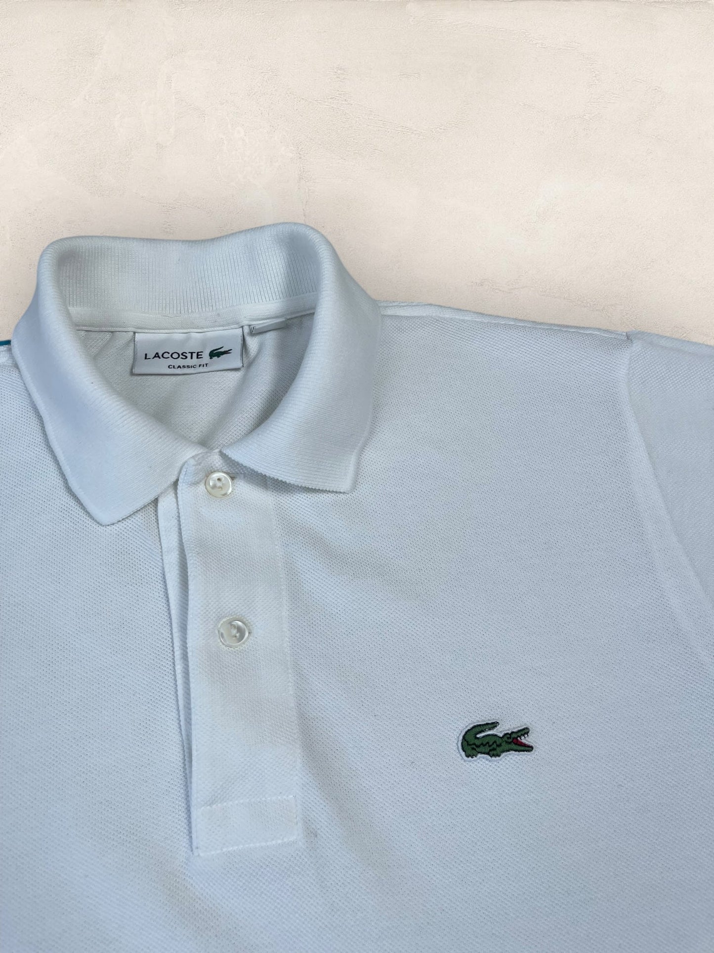 Polo Lacoste Blanc XS Homme Ref: 2722 - Blanc - XS - amifrip - Friperie en ligne et vêtements vintage
