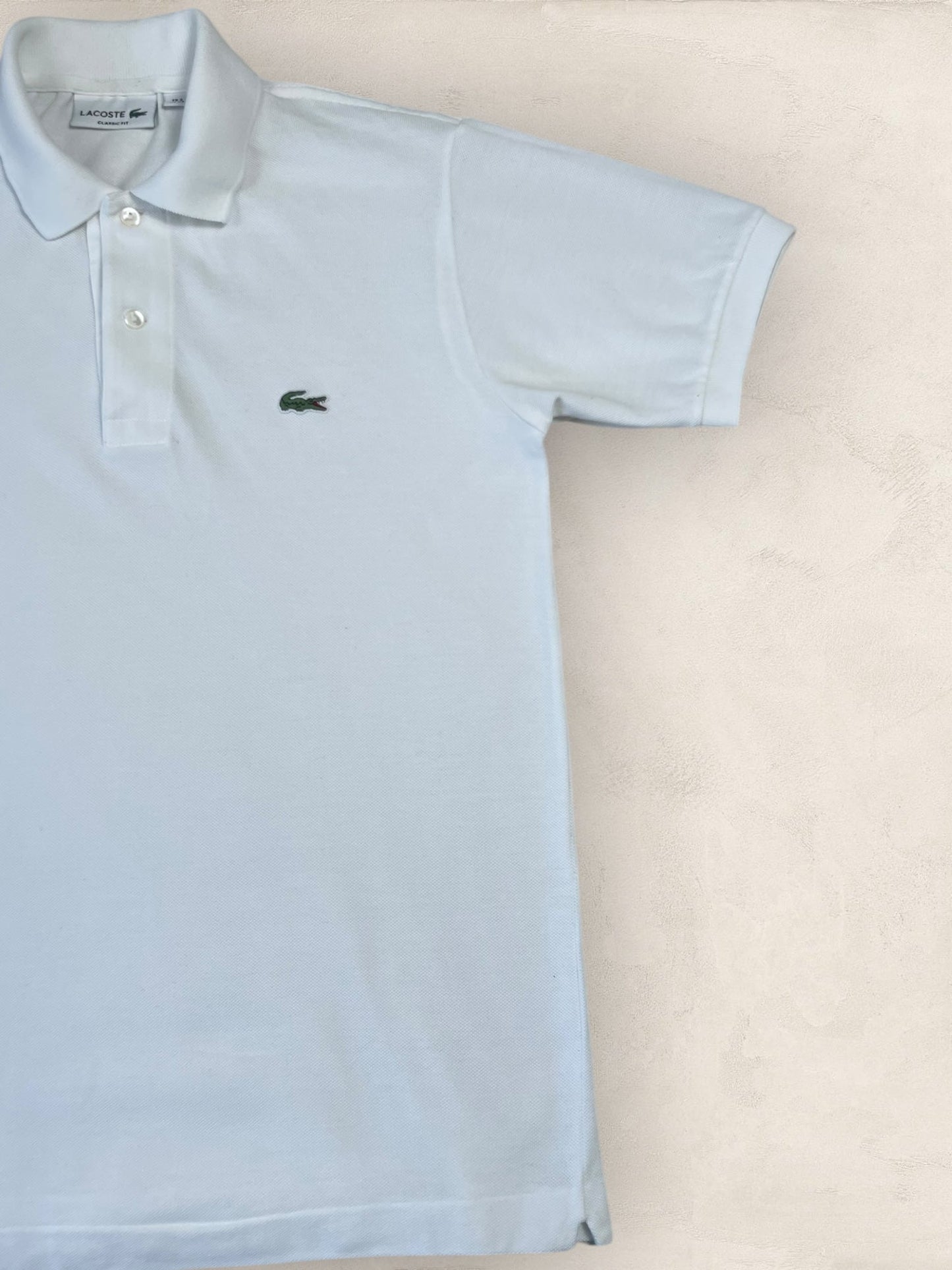 Polo Lacoste Blanc XS Homme Ref: 2722 - Blanc - XS - amifrip - Friperie en ligne et vêtements vintage