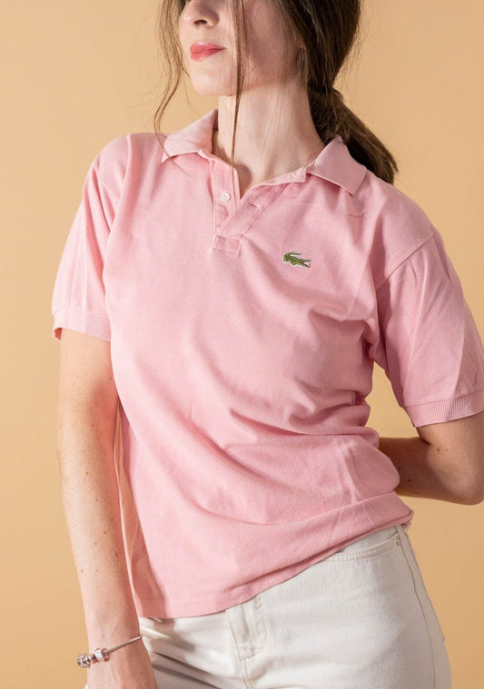 Polo Lacoste Femme 446 - ROSE - XS - amifrip - Friperie en ligne et vêtements vintage