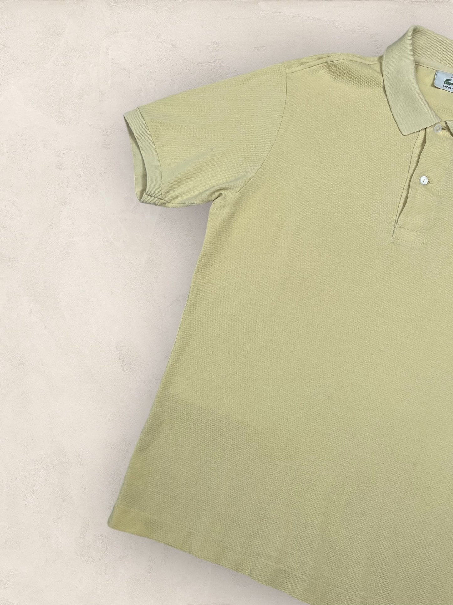 Polo Lacoste homme Ref: 2672 - JAUNE - L - amifrip - Friperie en ligne et vêtements vintage