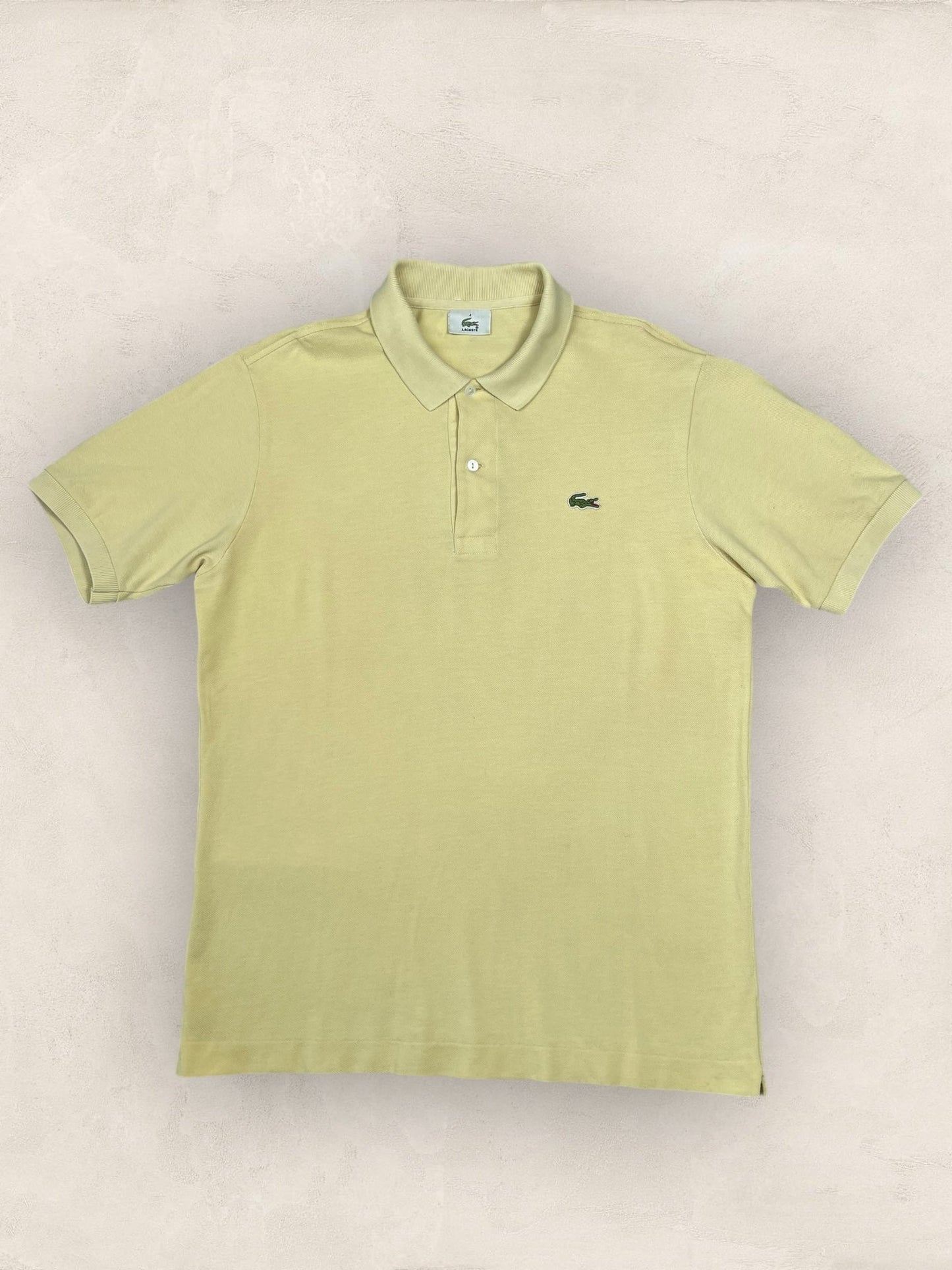 Polo Lacoste homme Ref: 2672 - JAUNE - L - amifrip - Friperie en ligne et vêtements vintage