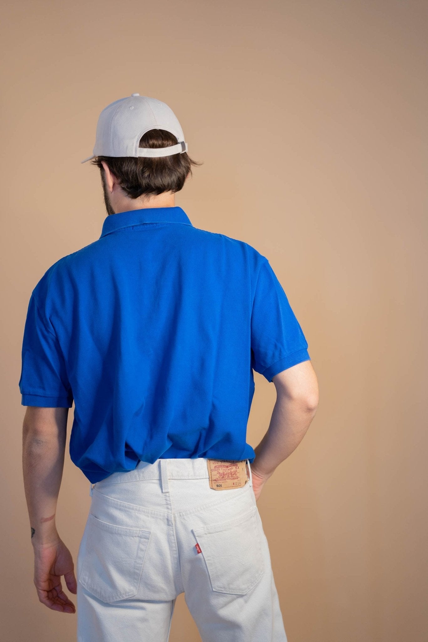 POLO RALPH LAUREN HOMME 353 - BLEU - L - amifrip - Friperie en ligne et vêtements vintage
