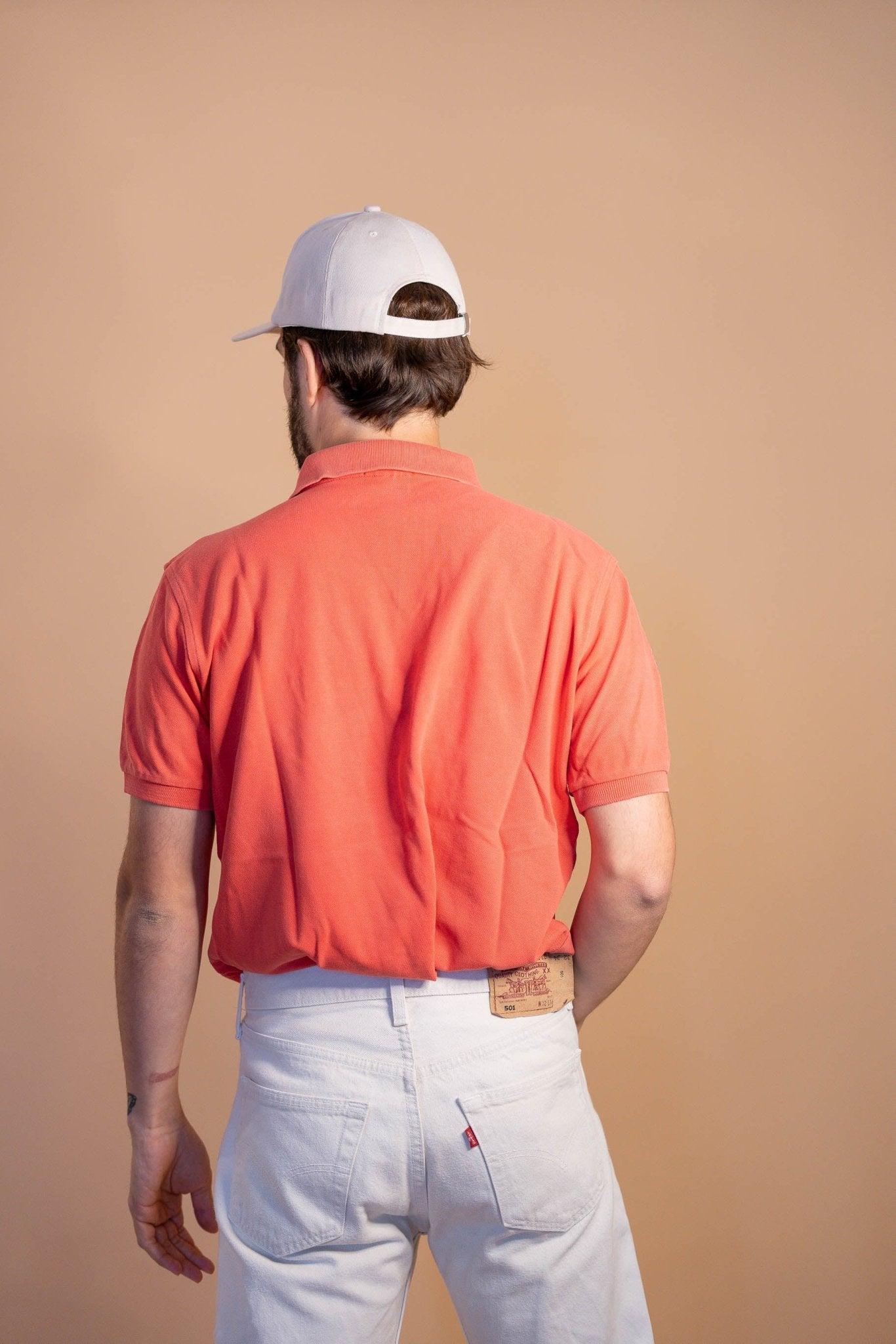 POLO RALPH LAUREN HOMME 885 - ORANGE - XL - amifrip - Friperie en ligne et vêtements vintage