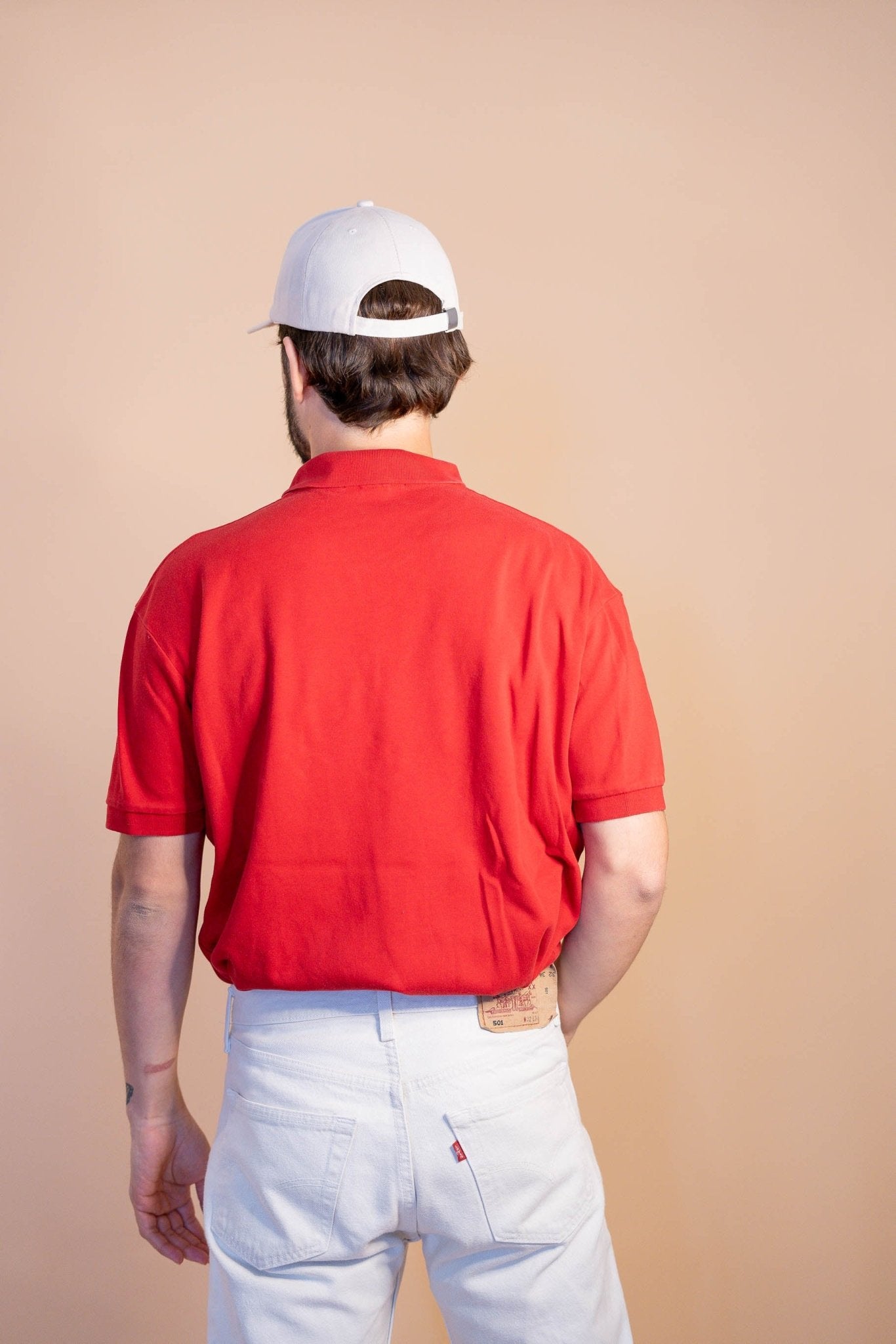 POLO RALPH LAUREN HOMME 890 - ROUGE - M - amifrip - Friperie en ligne et vêtements vintage