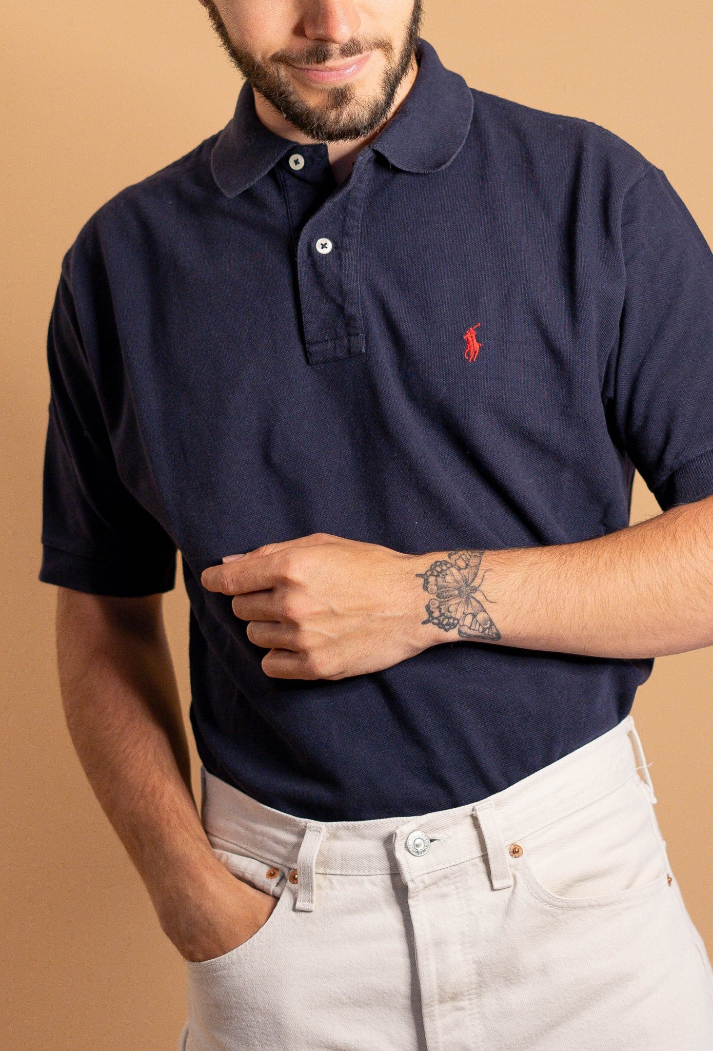 POLO RALPH LAUREN HOMME 897 - BLEU - S - amifrip - Friperie en ligne et vêtements vintage