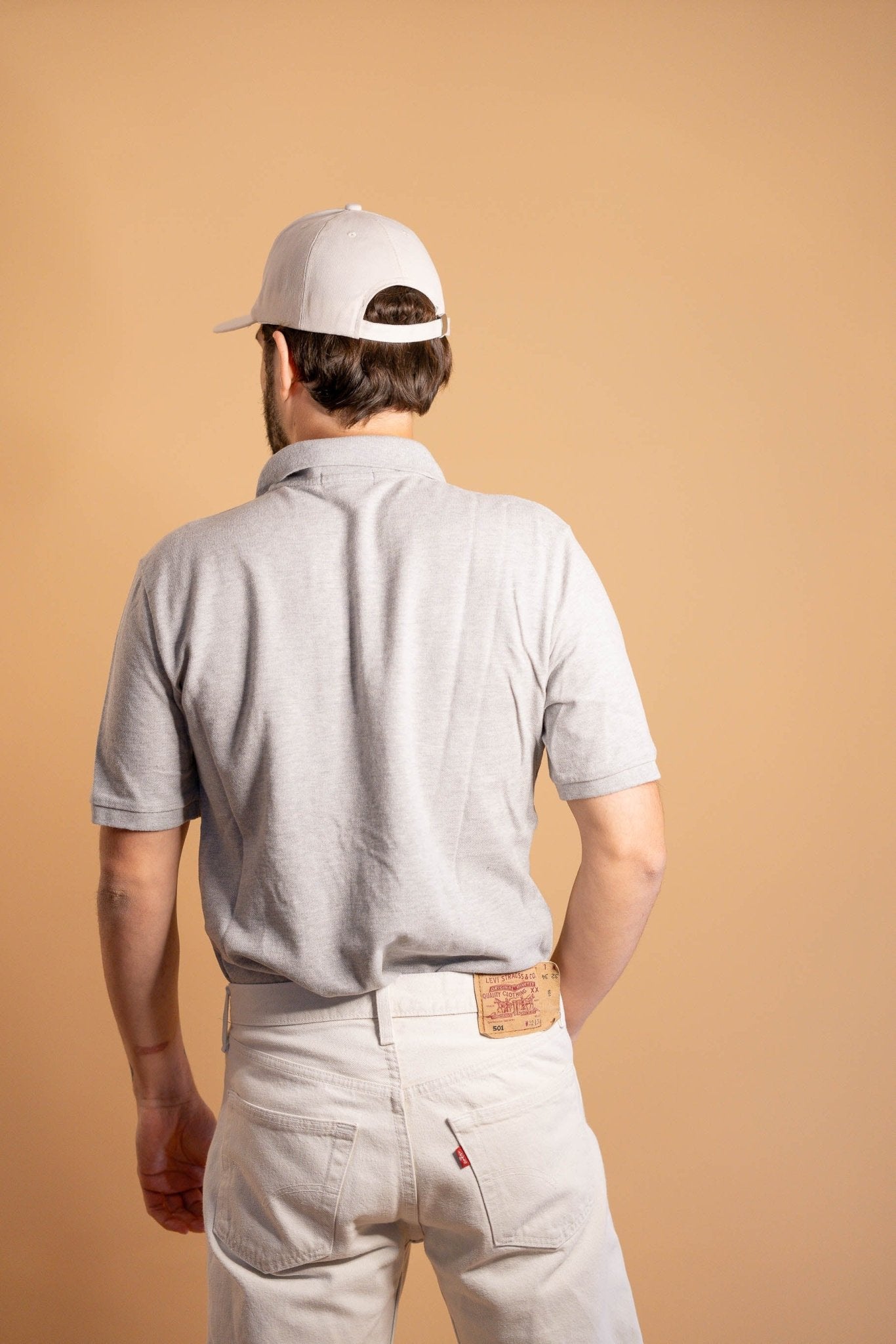 POLO RALPH LAUREN HOMME 898 - GRIS - M - amifrip - Friperie en ligne et vêtements vintage