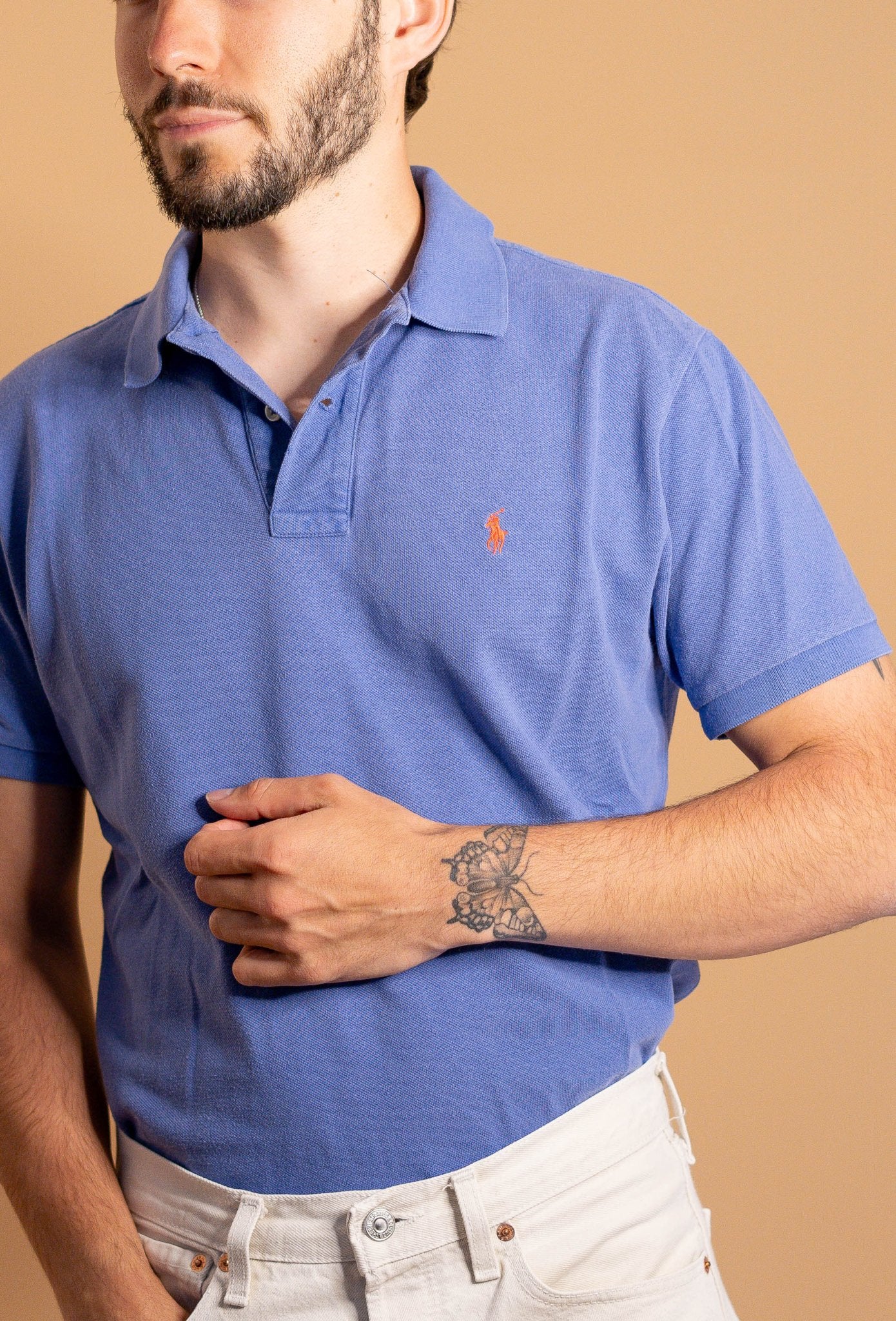 POLO RALPH LAUREN HOMME 899 - BLEU - M - amifrip - Friperie en ligne et vêtements vintage