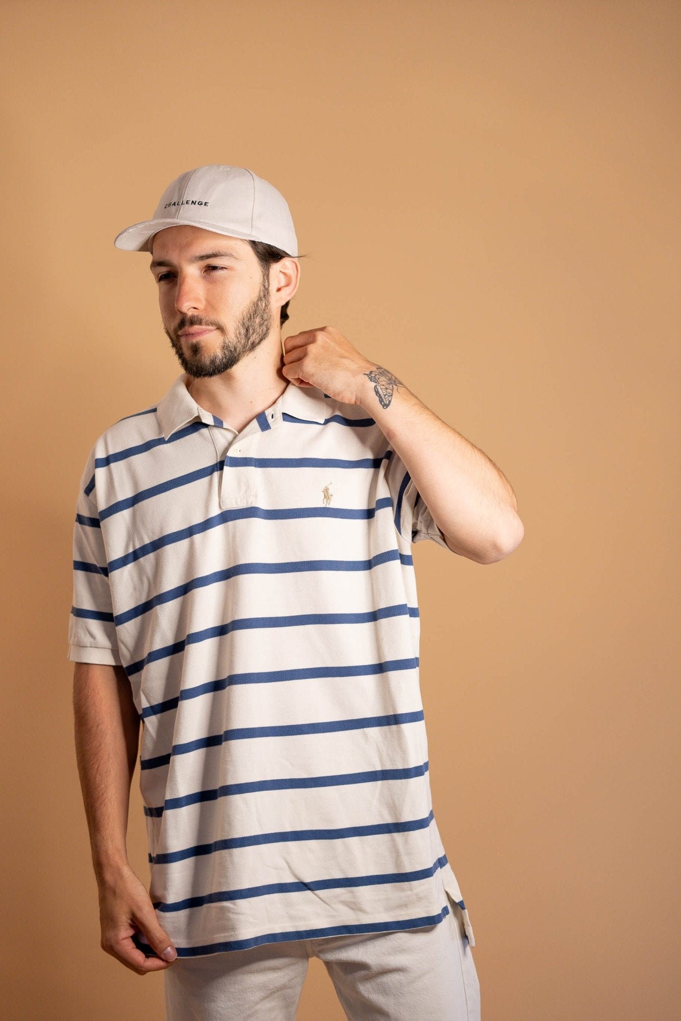 POLO RALPH LAUREN HOMME 900 - BEIGE - XL - amifrip - Friperie en ligne et vêtements vintage