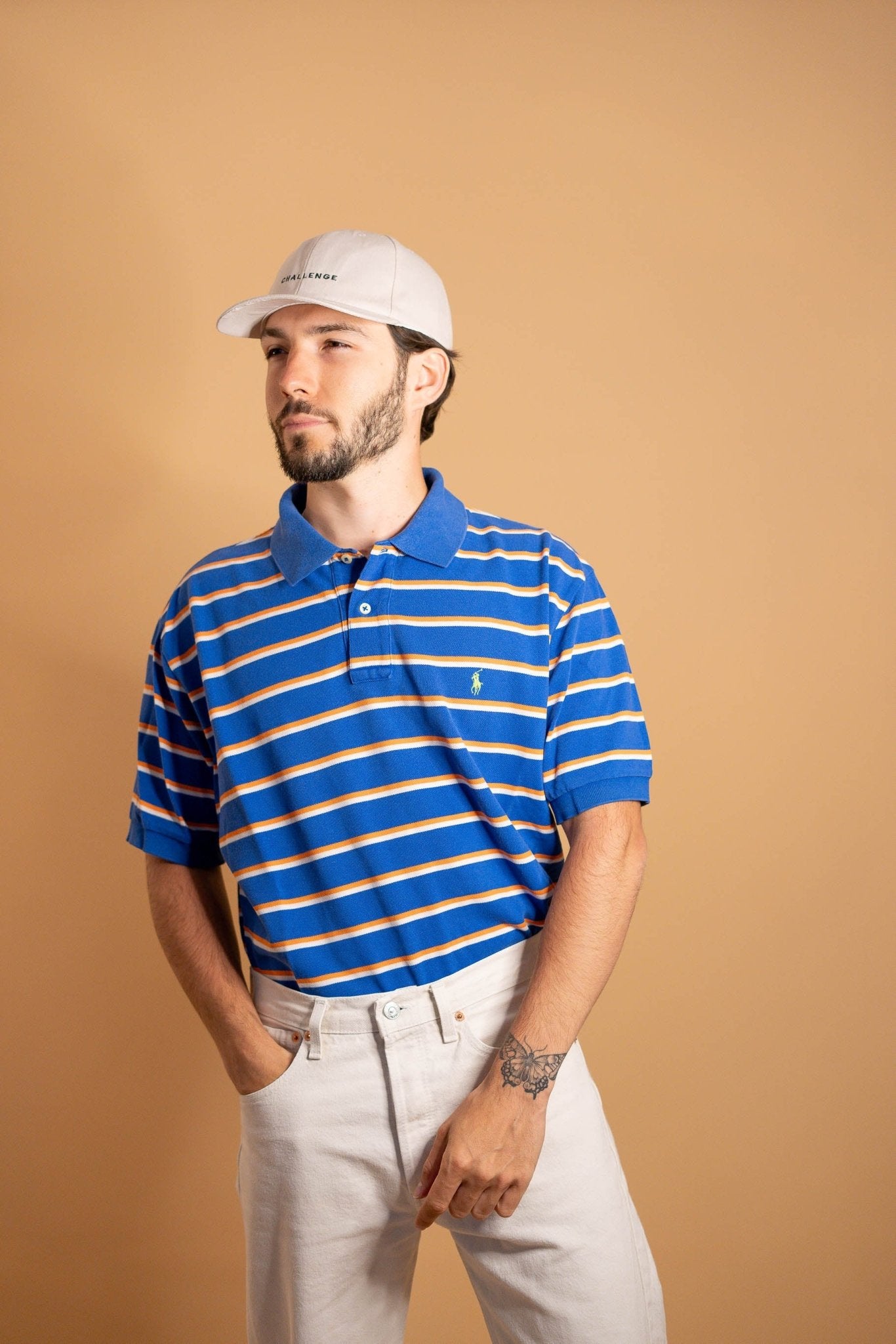 POLO RALPH LAUREN HOMME 902 - BLEU - XL - amifrip - Friperie en ligne et vêtements vintage