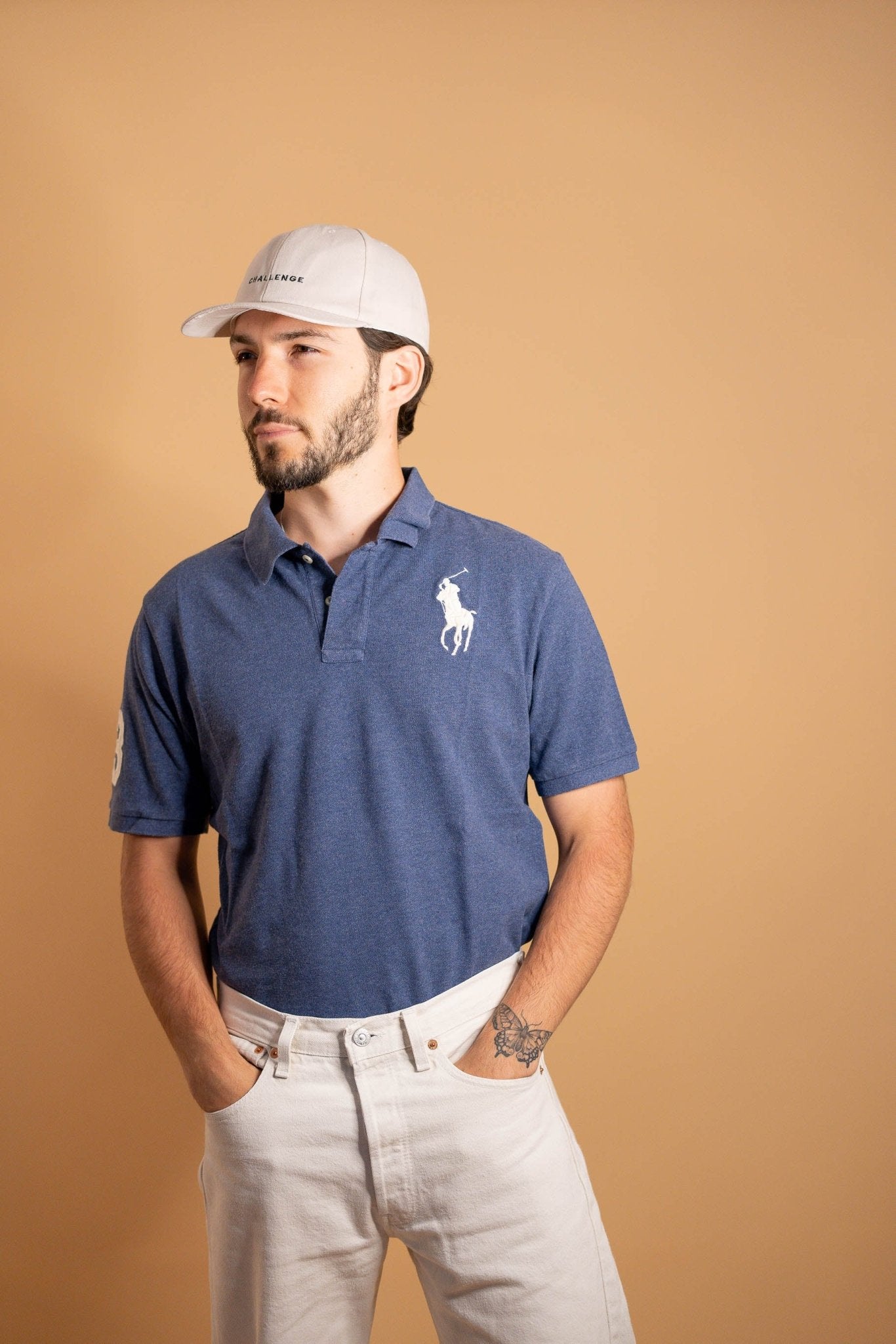 POLO RALPH LAUREN HOMME 904 - BLEU - S - amifrip - Friperie en ligne et vêtements vintage