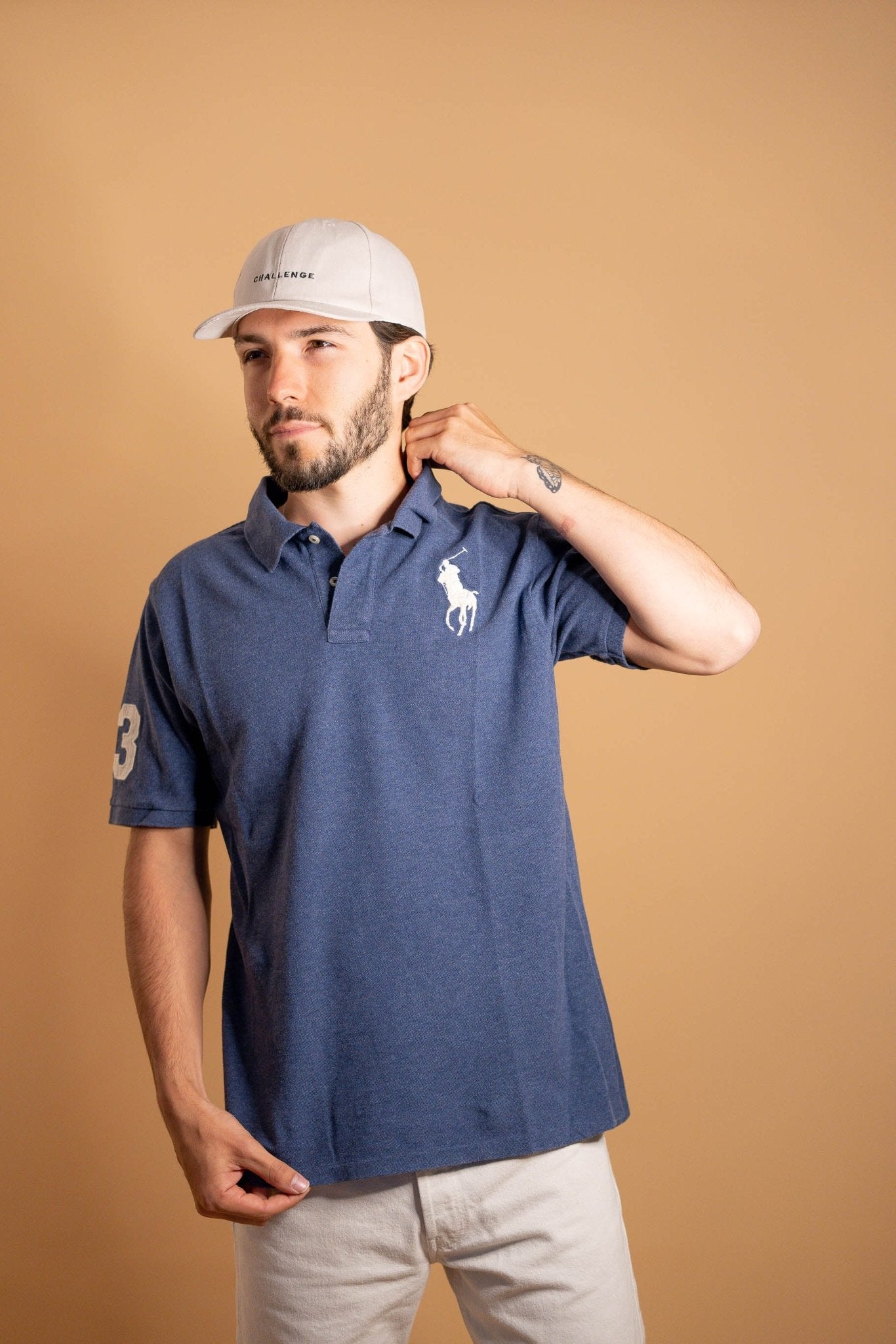 POLO RALPH LAUREN HOMME 904 - BLEU - S - amifrip - Friperie en ligne et vêtements vintage