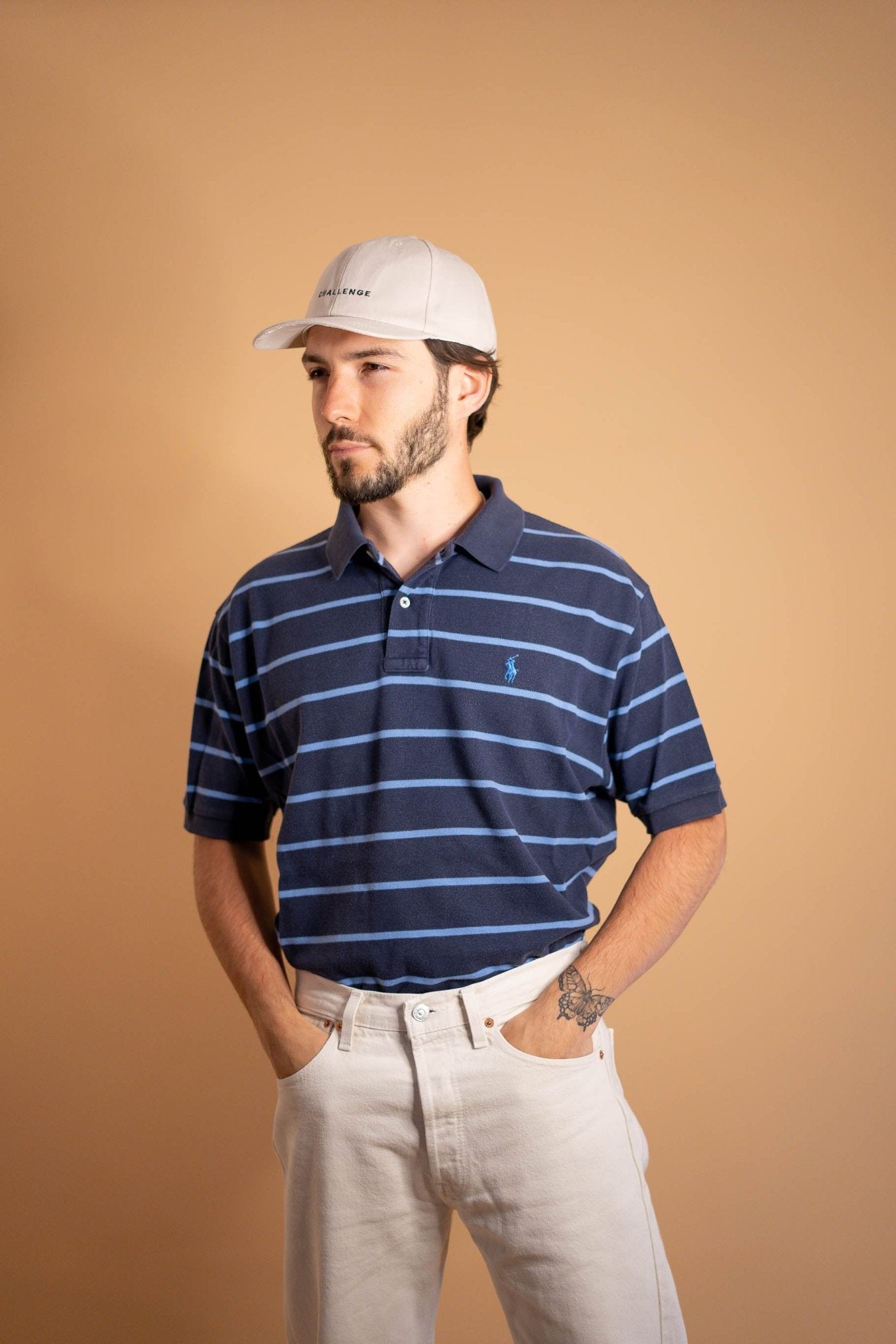 POLO RALPH LAUREN HOMME 905 - BLEU - L - amifrip - Friperie en ligne et vêtements vintage
