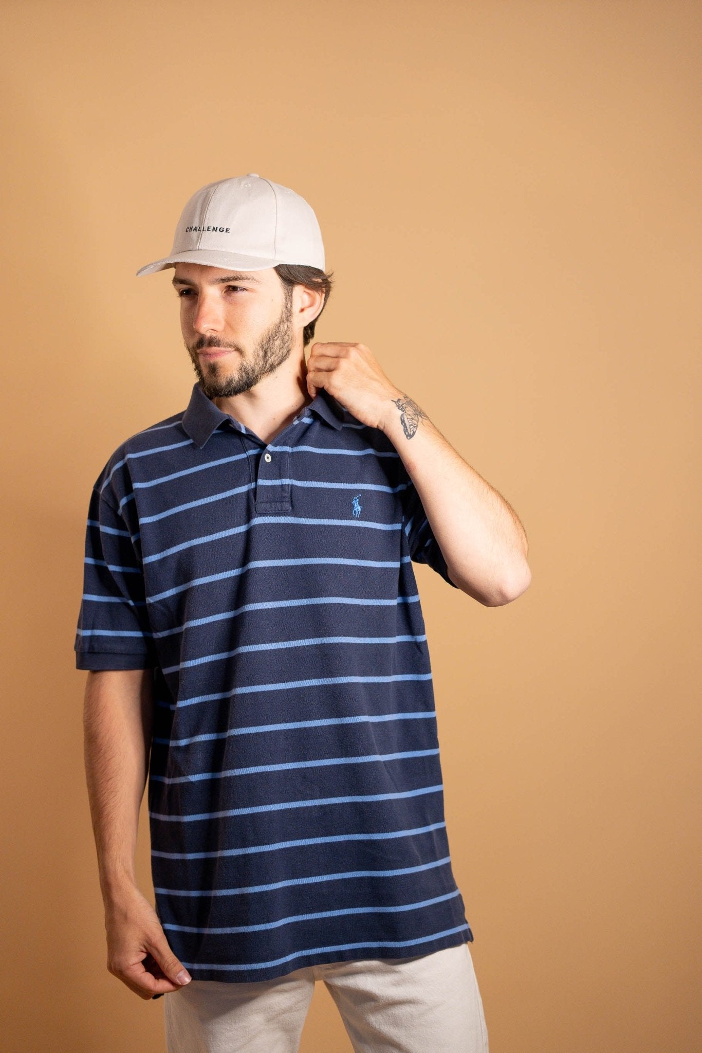 POLO RALPH LAUREN HOMME 905 - BLEU - L - amifrip - Friperie en ligne et vêtements vintage