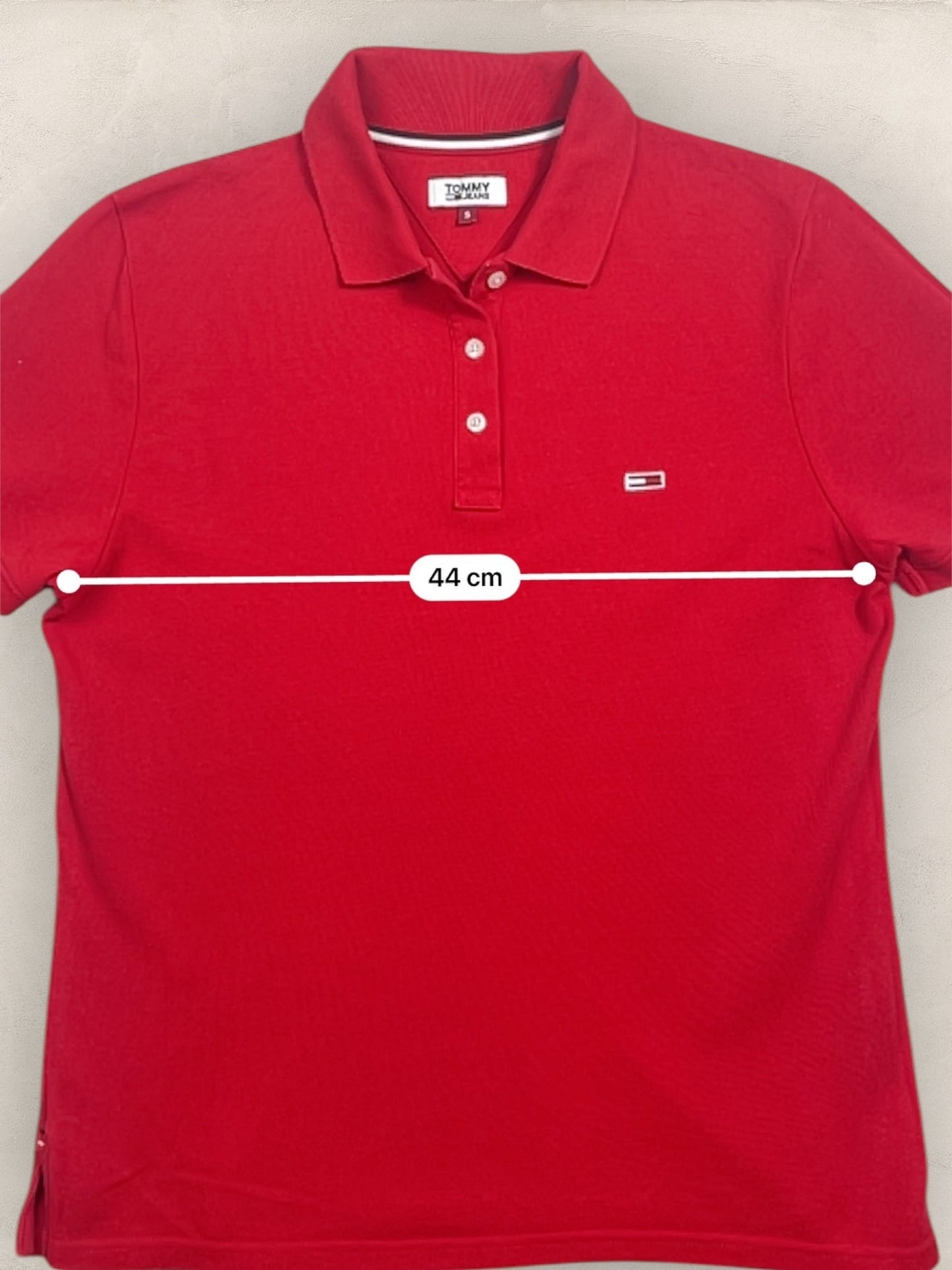 Polo Tommy Hilfiger Rouge S Femme Ref : 825 - Rouge - S - amifrip - Friperie en ligne et vêtements vintage