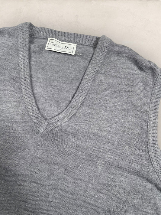 Pull Christian Dior Ref: 2527 - GRIS - M - amifrip - Friperie en ligne et vêtements vintage