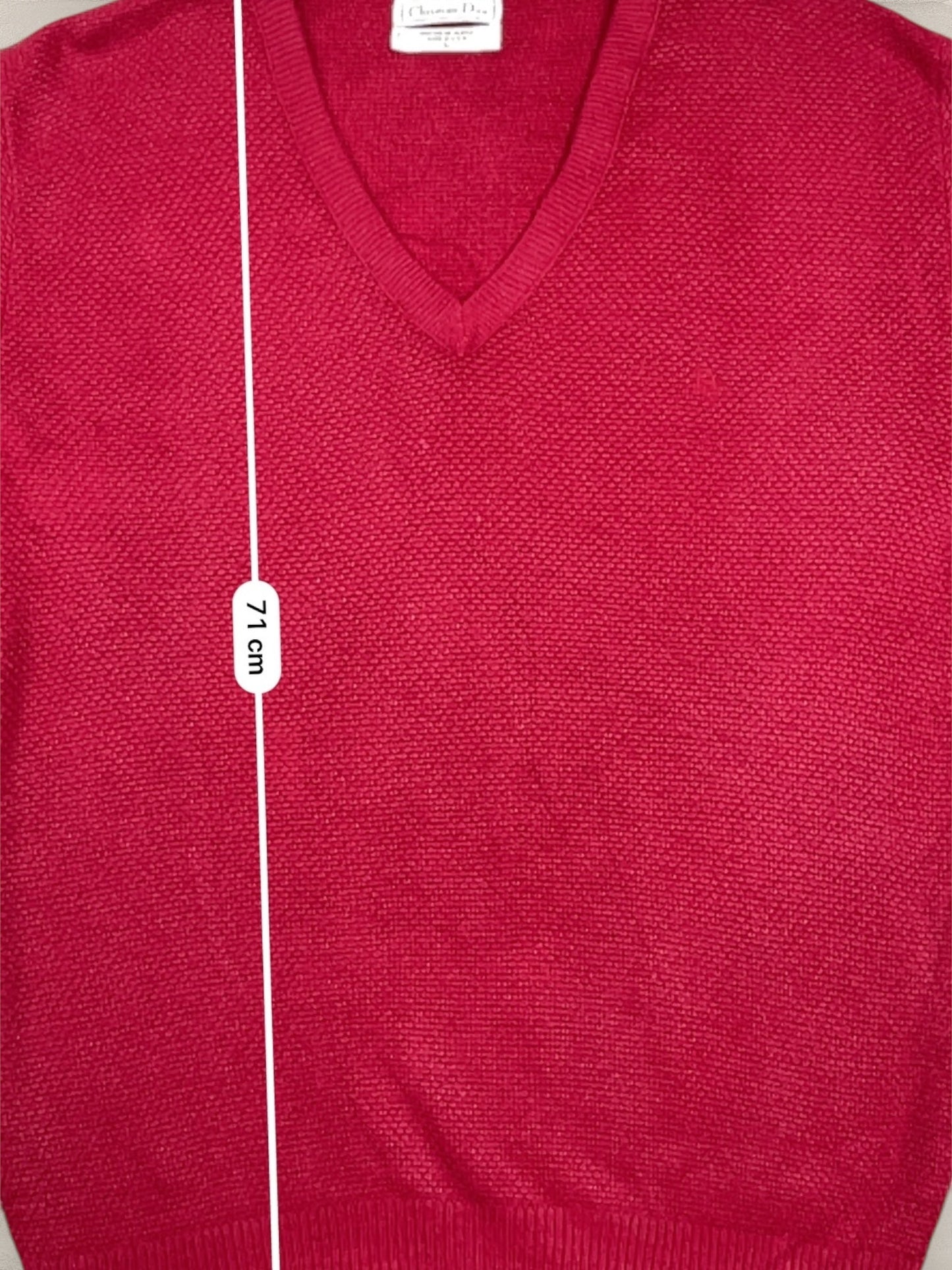 Pull Christian Dior Ref: 2531 - BORDEAUX - L - amifrip - Friperie en ligne et vêtements vintage