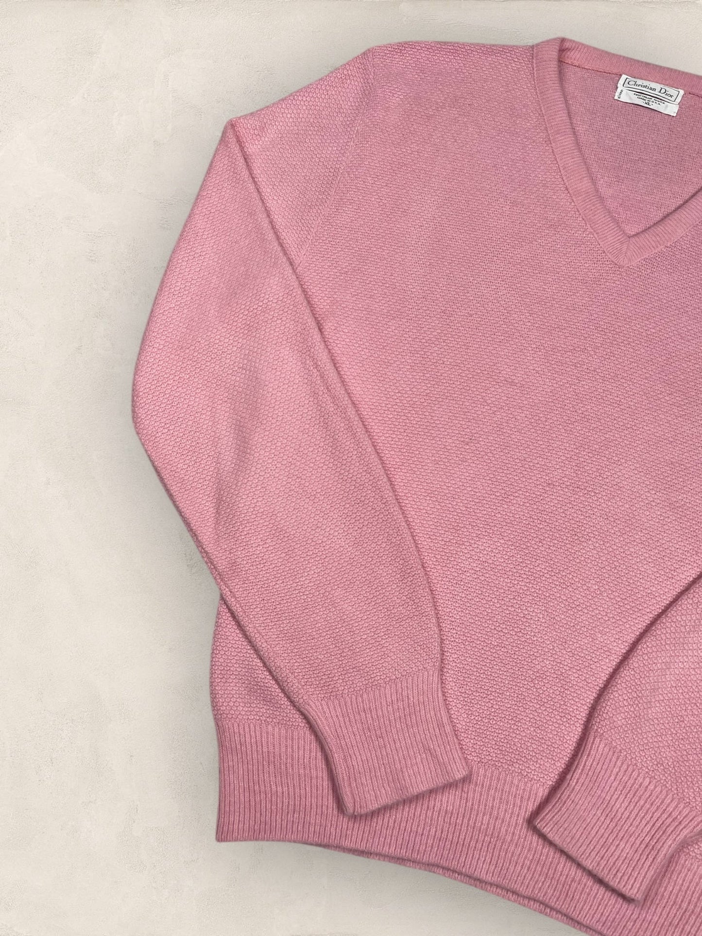 Pull Christian Dior Ref: 2532 - ROSE - XL - amifrip - Friperie en ligne et vêtements vintage