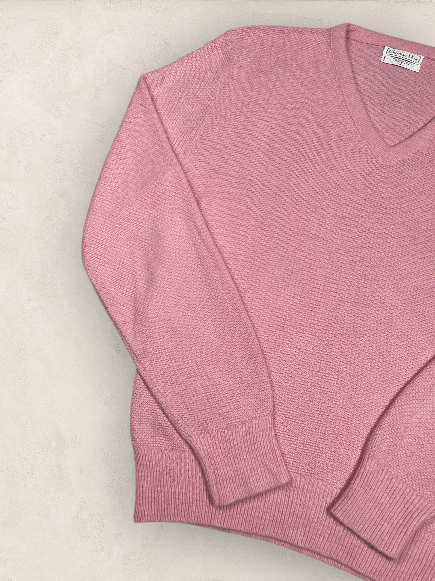 Pull Christian Dior Ref: 2532 - ROSE - XL - amifrip - Friperie en ligne et vêtements vintage