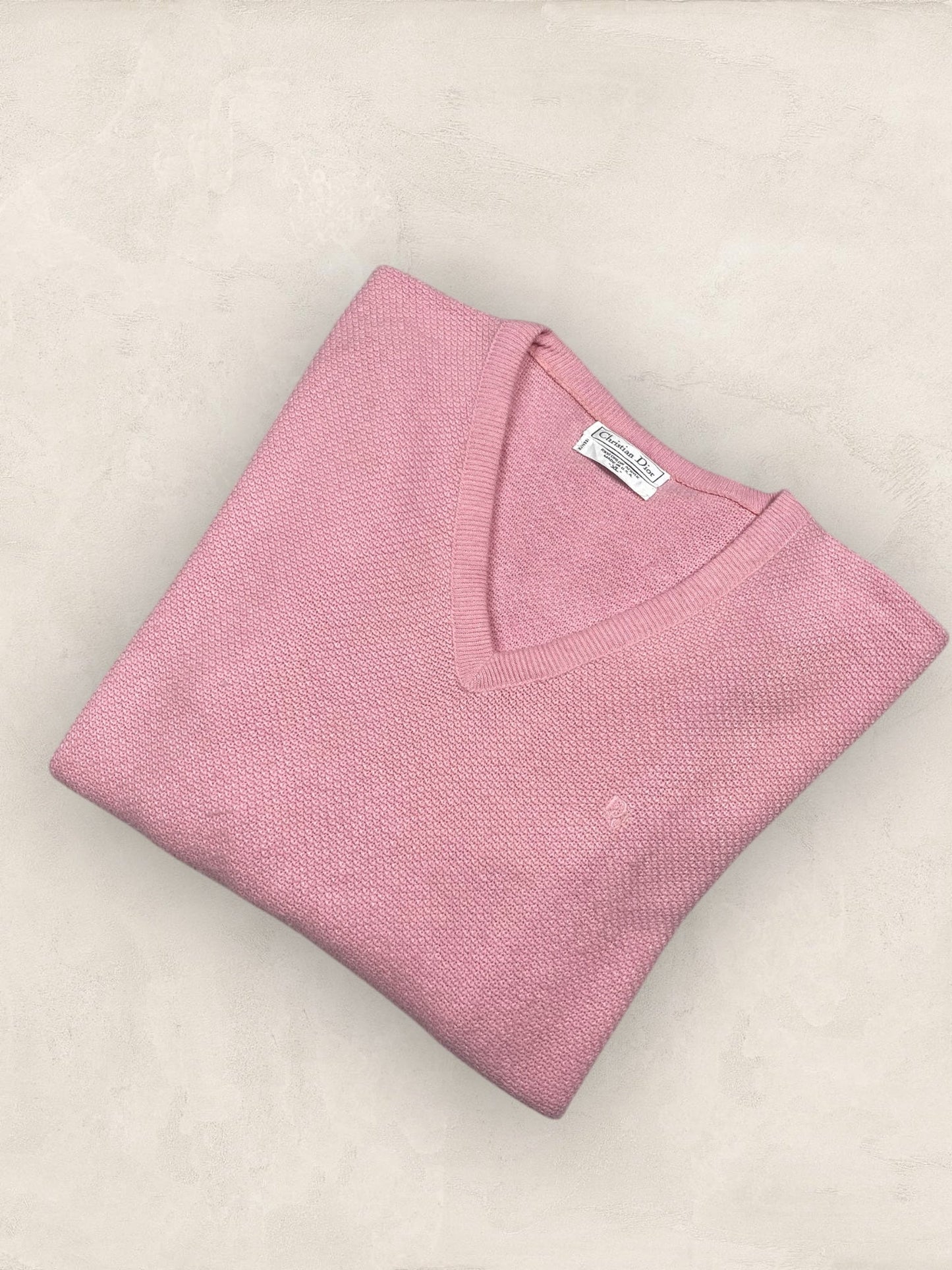 Pull Christian Dior Ref: 2532 - ROSE - XL - amifrip - Friperie en ligne et vêtements vintage