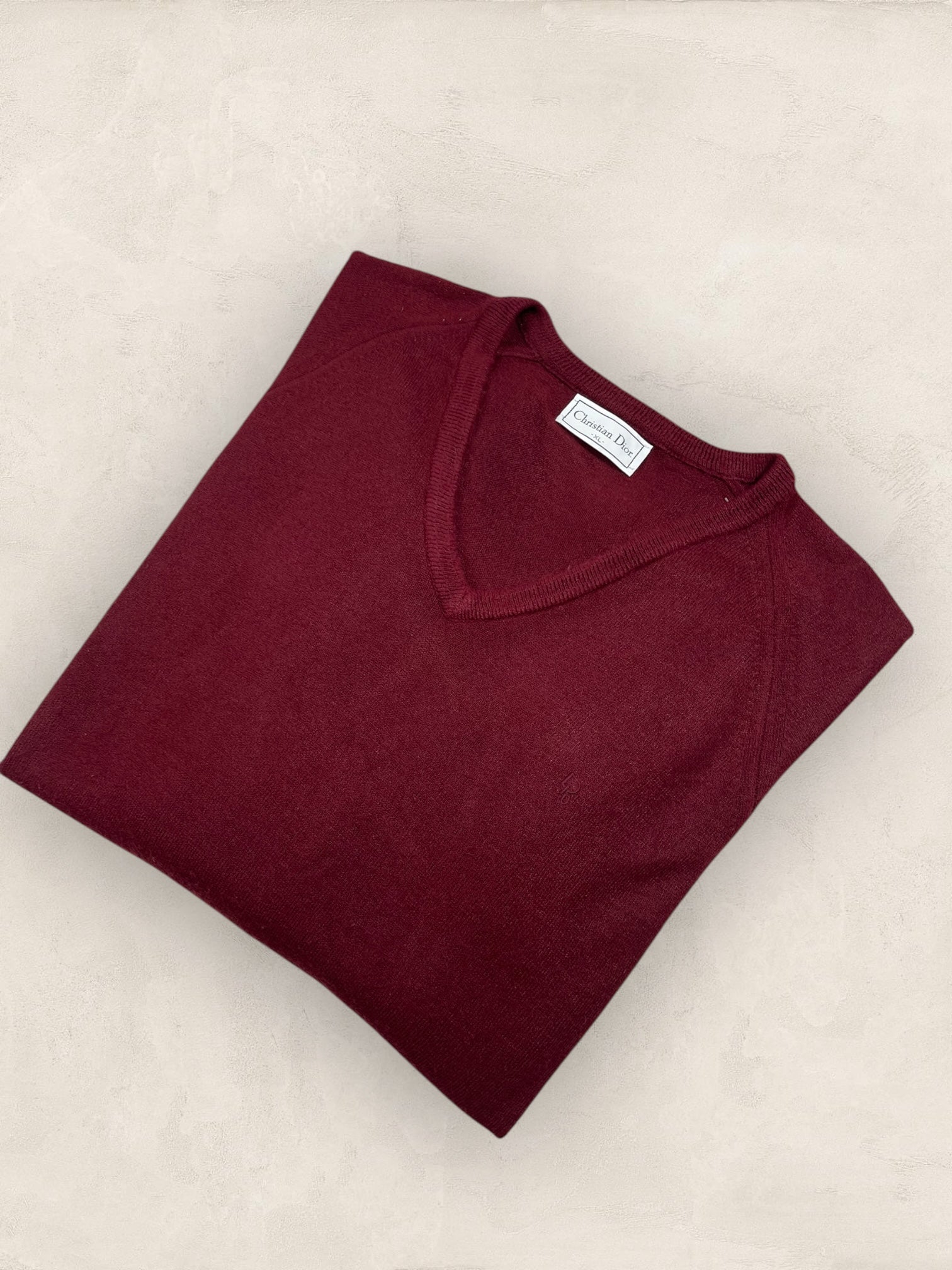 Pull Christian Dior Ref: 2533 - BORDEAUX - XL - amifrip - Friperie en ligne et vêtements vintage