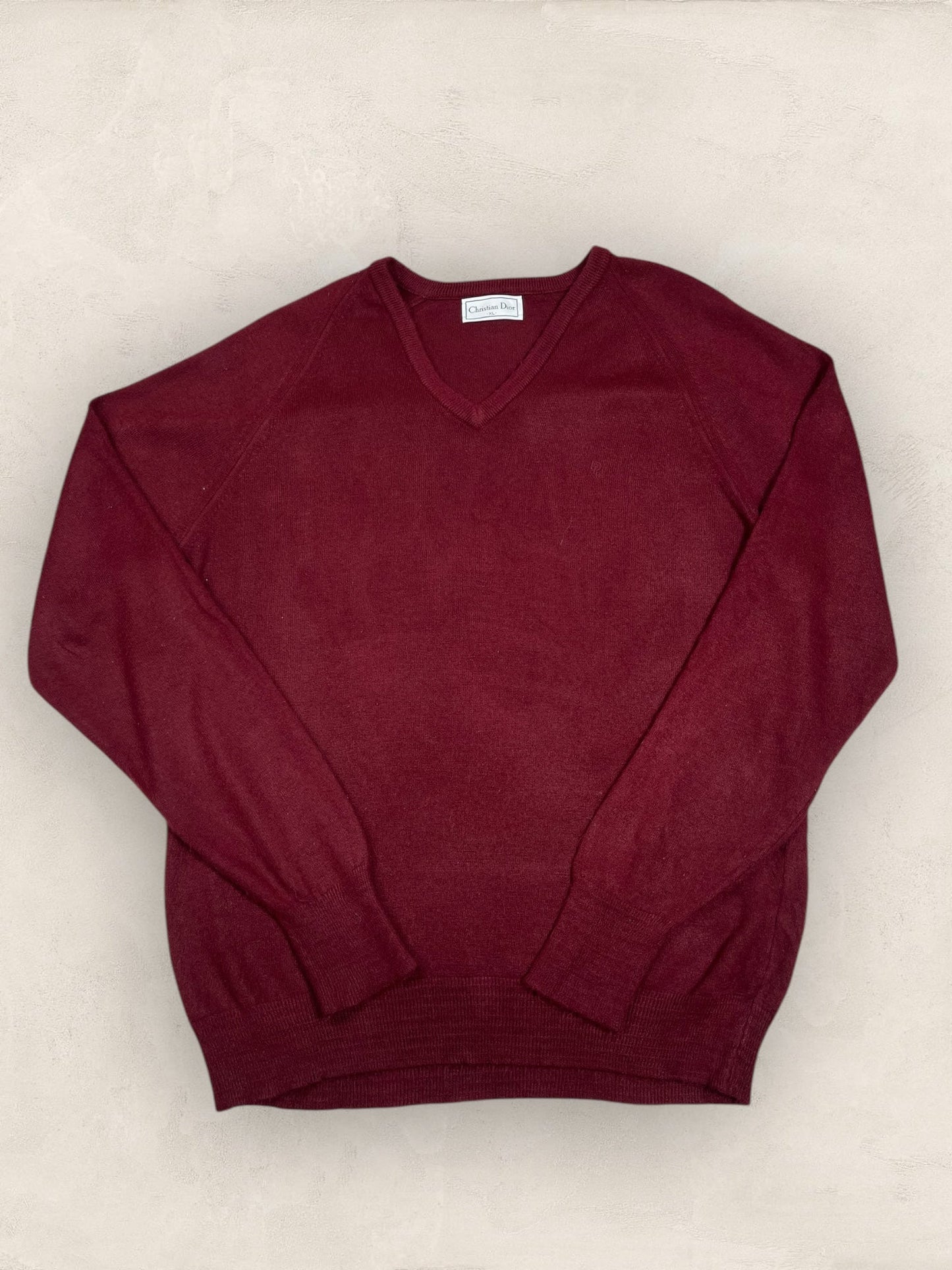 Pull Christian Dior Ref: 2533 - BORDEAUX - XL - amifrip - Friperie en ligne et vêtements vintage