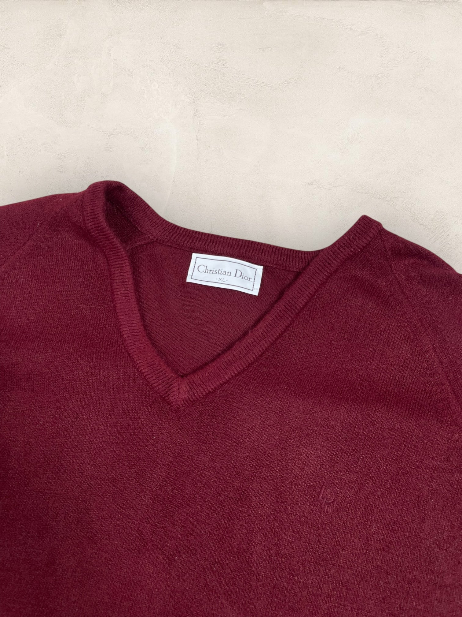 Pull Christian Dior Ref: 2533 - BORDEAUX - XL - amifrip - Friperie en ligne et vêtements vintage