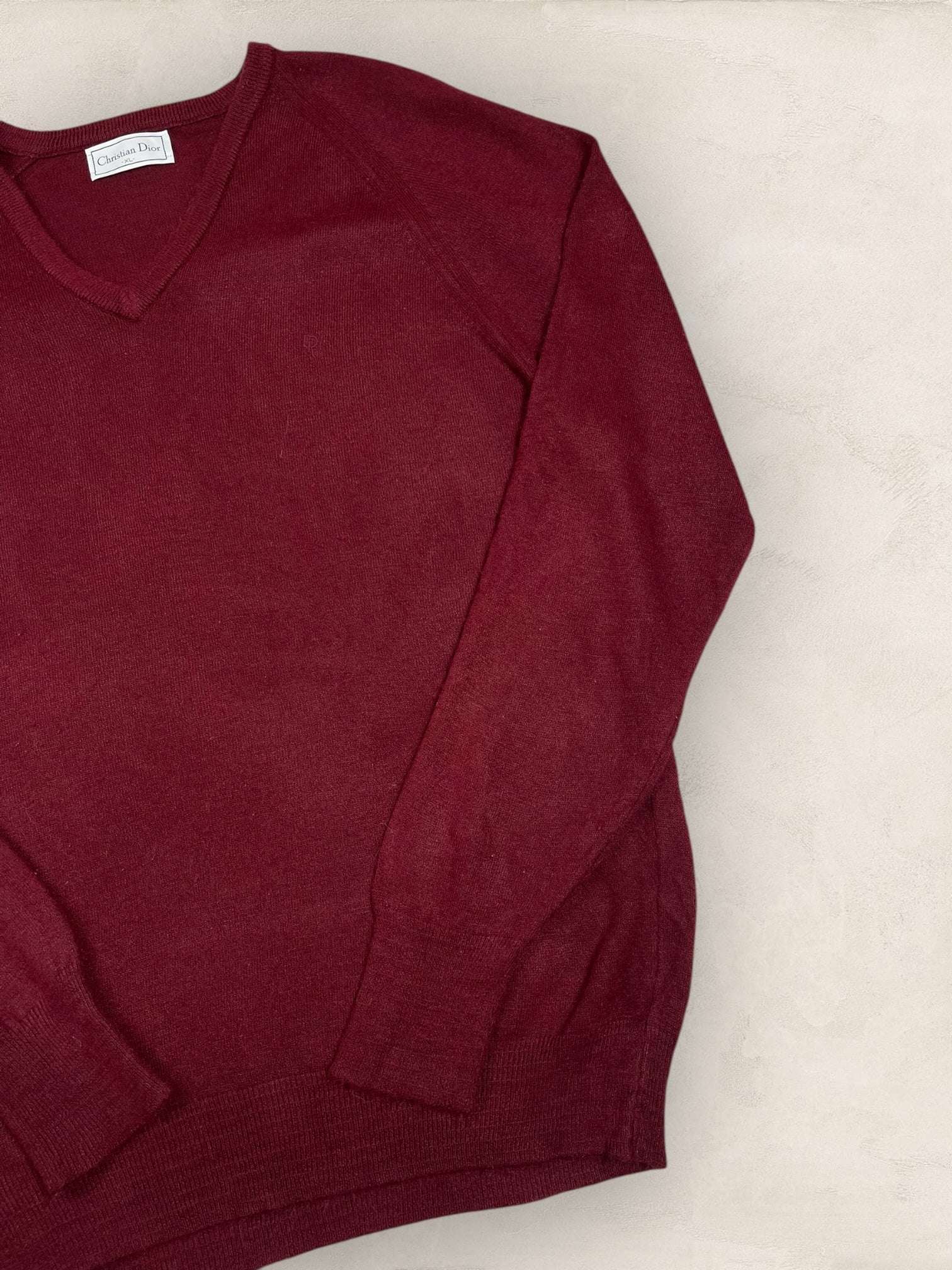 Pull Christian Dior Ref: 2533 - BORDEAUX - XL - amifrip - Friperie en ligne et vêtements vintage