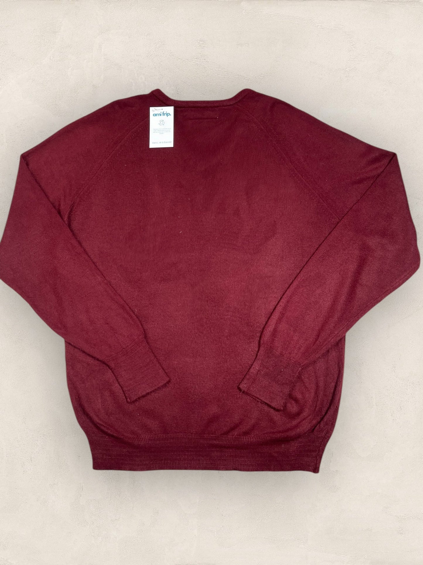 Pull Christian Dior Ref: 2533 - BORDEAUX - XL - amifrip - Friperie en ligne et vêtements vintage