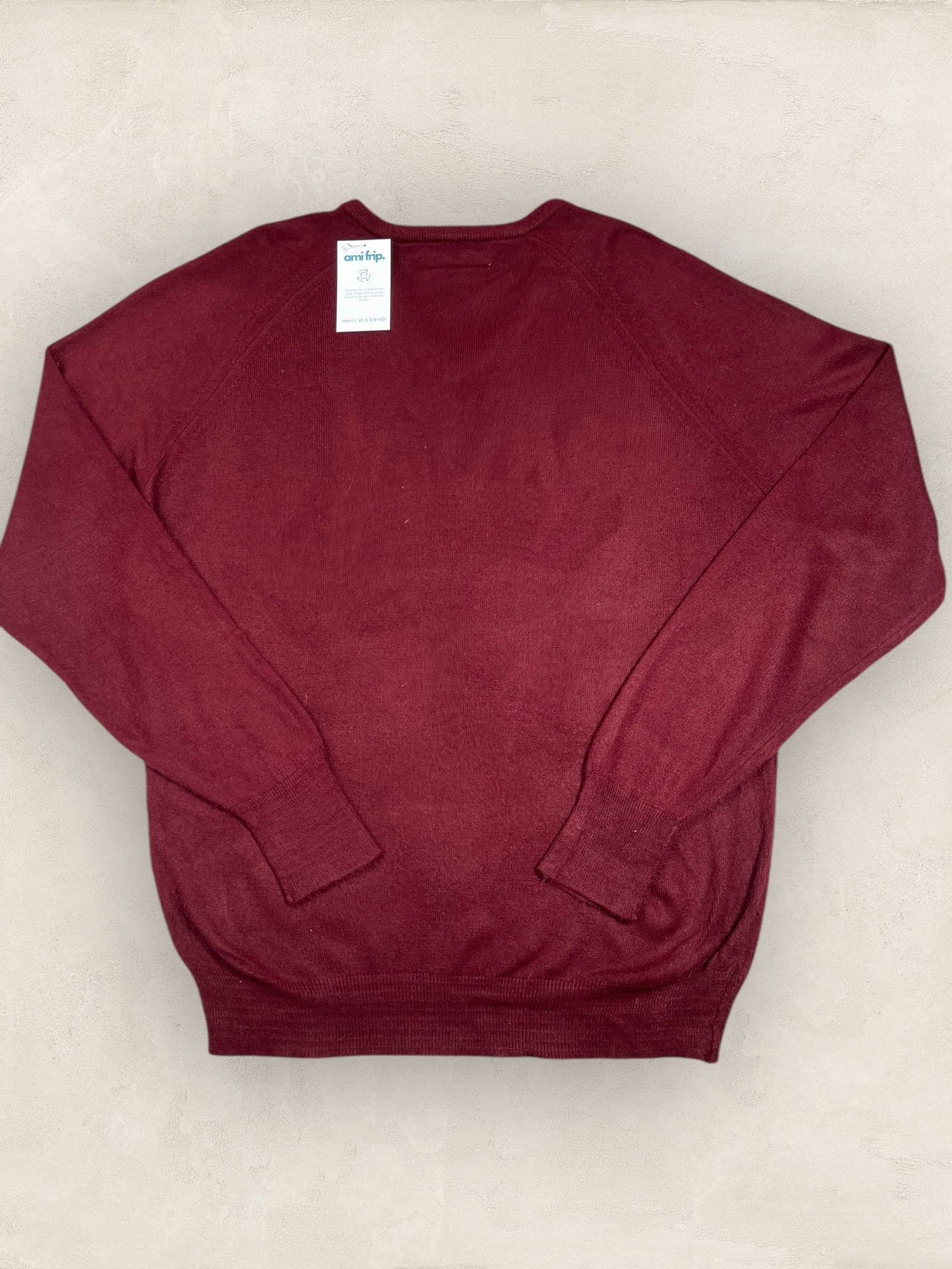 Pull Christian Dior Ref: 2533 - BORDEAUX - XL - amifrip - Friperie en ligne et vêtements vintage