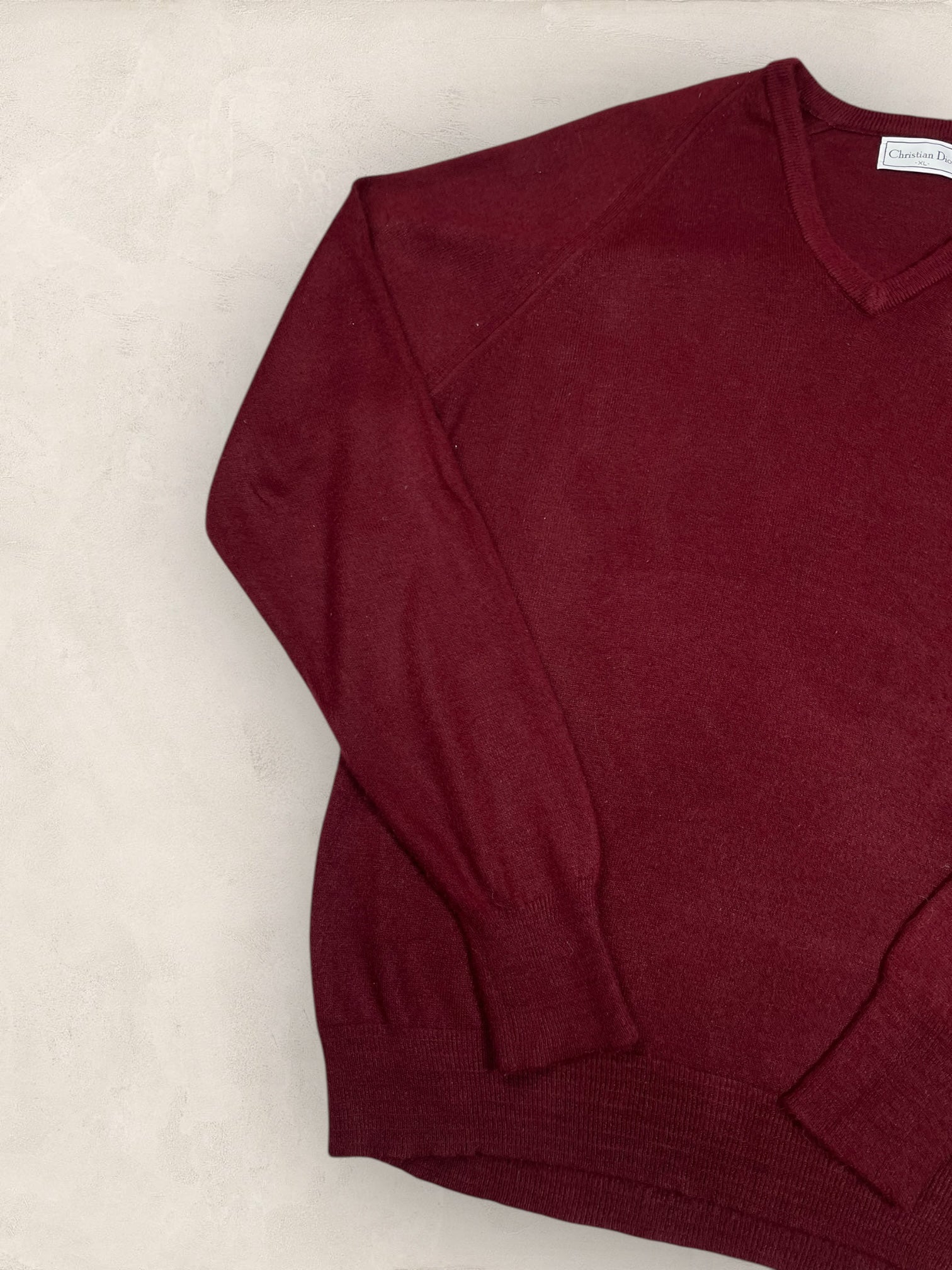 Pull Christian Dior Ref: 2533 - BORDEAUX - XL - amifrip - Friperie en ligne et vêtements vintage