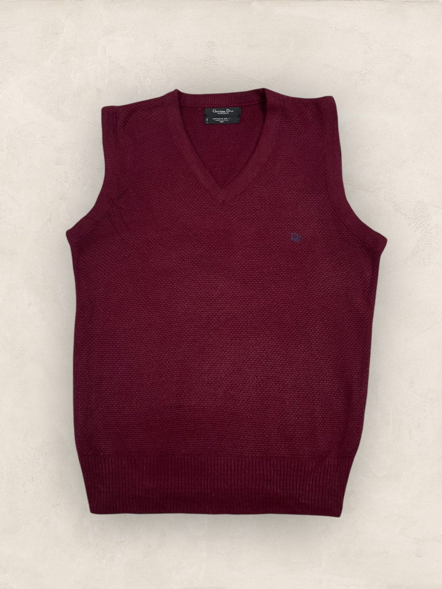 Pull Christian Dior Ref: 2534 - BORDEAUX - M - amifrip - Friperie en ligne et vêtements vintage