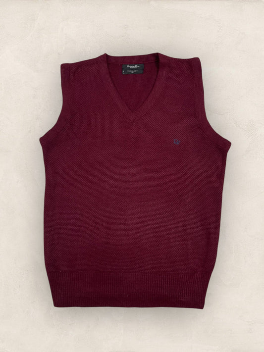 Pull Christian Dior Ref: 2534 - BORDEAUX - M - amifrip - Friperie en ligne et vêtements vintage