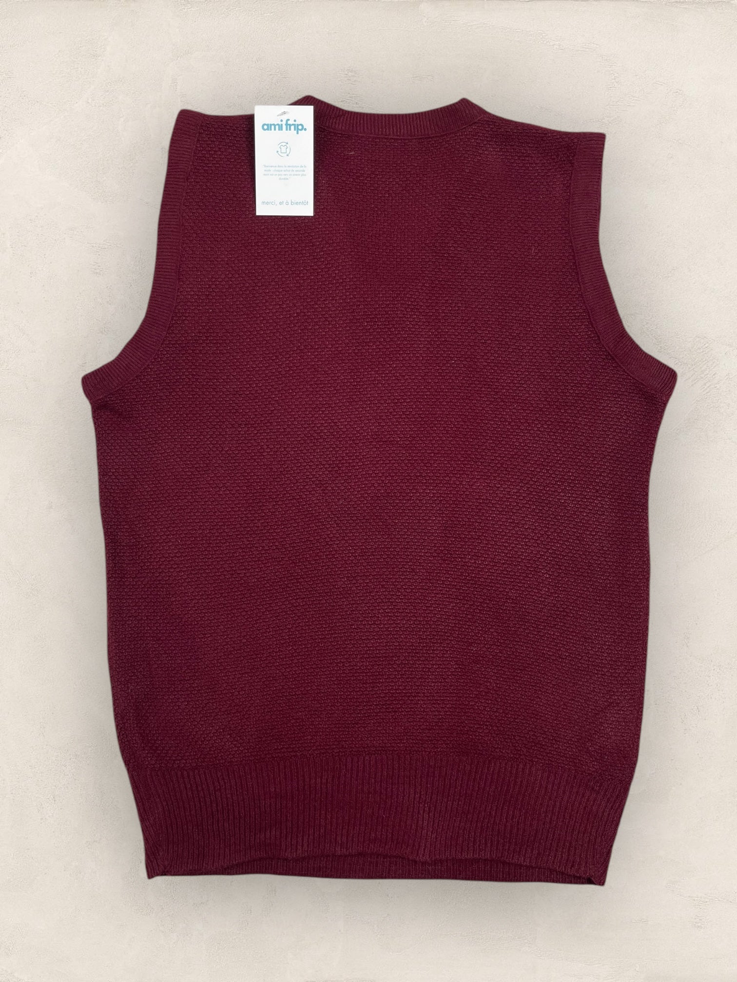 Pull Christian Dior Ref: 2534 - BORDEAUX - M - amifrip - Friperie en ligne et vêtements vintage