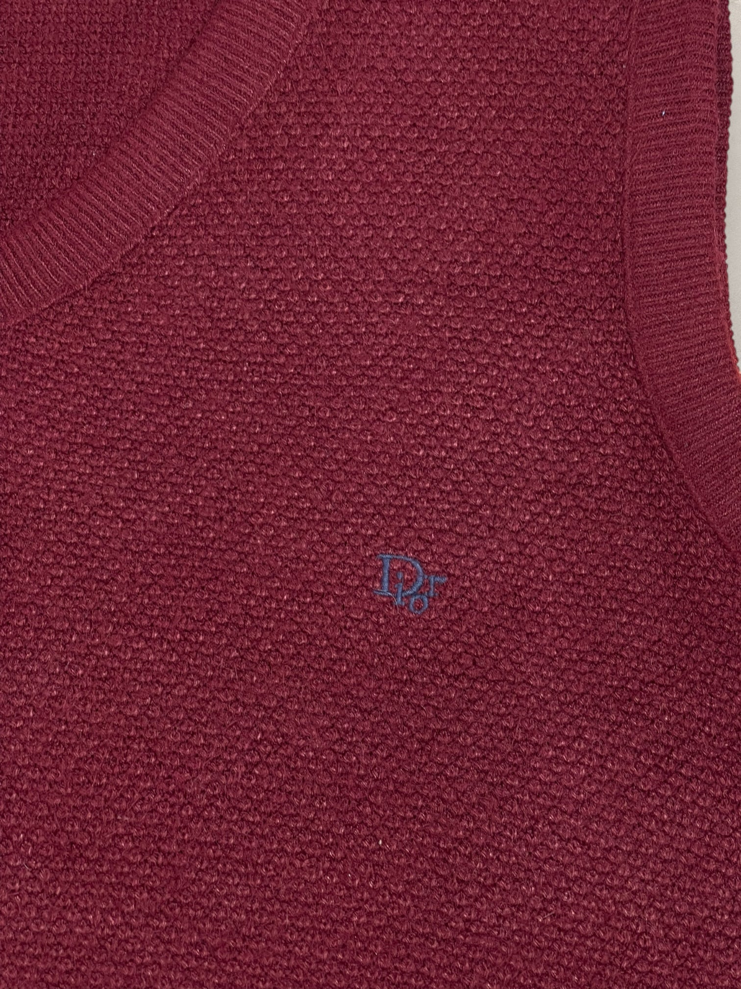 Pull Christian Dior Ref: 2534 - BORDEAUX - M - amifrip - Friperie en ligne et vêtements vintage