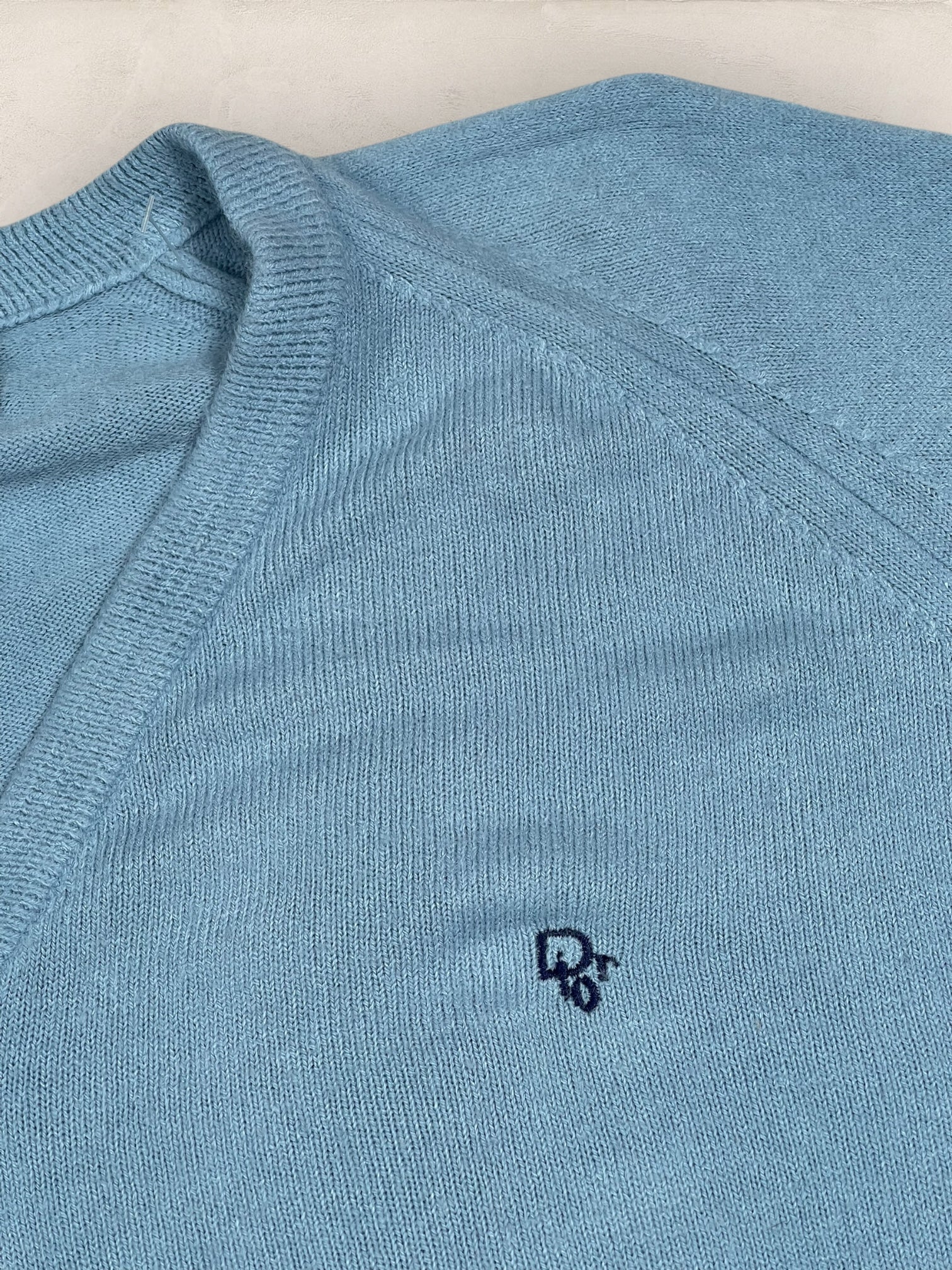 Pull Christian Dior Ref: 2540 - BLEU - L - amifrip - Friperie en ligne et vêtements vintage