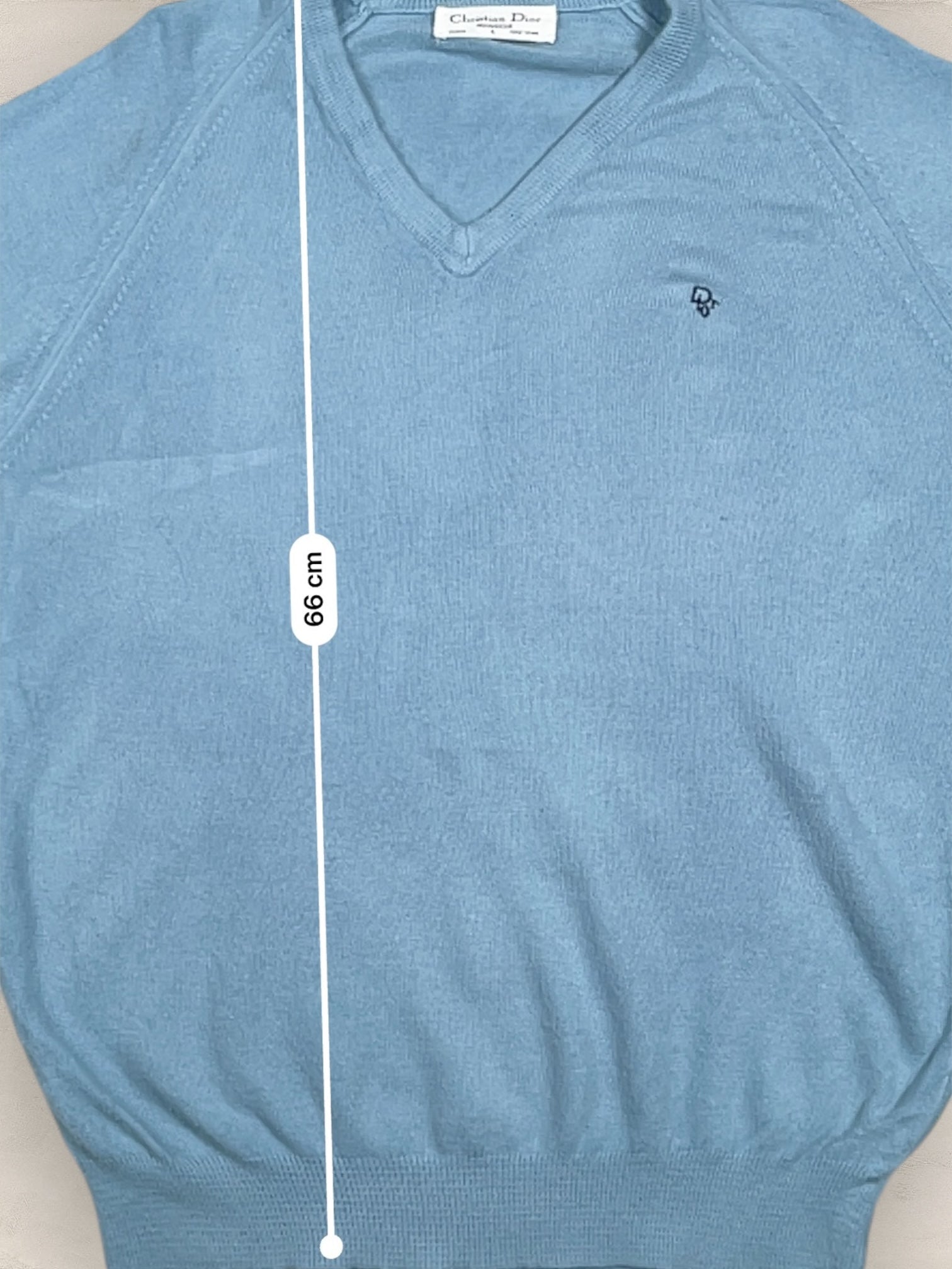 Pull Christian Dior Ref: 2540 - BLEU - L - amifrip - Friperie en ligne et vêtements vintage