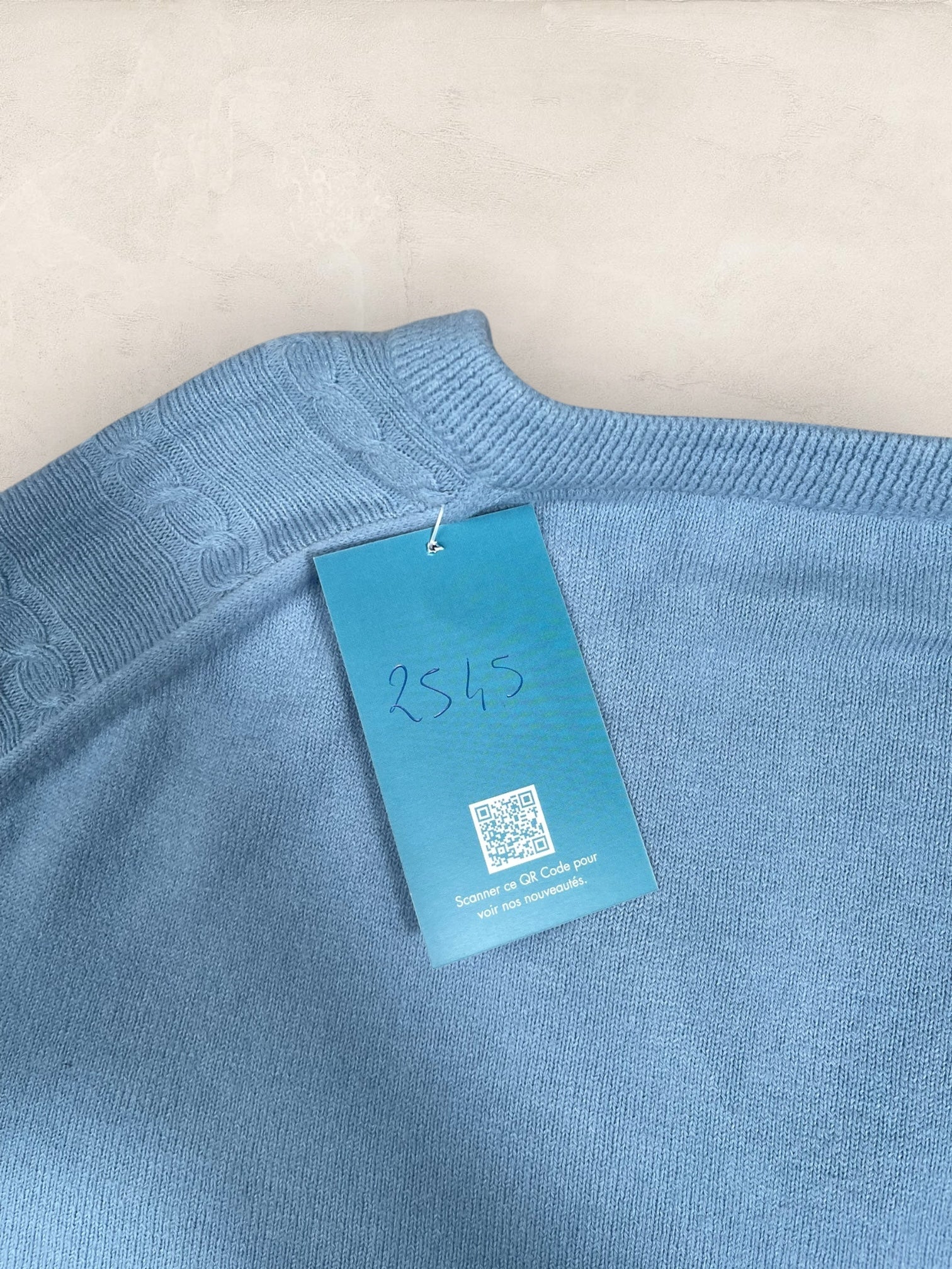 Pull Christian Dior Ref: 2545 - BLEU - M - amifrip - Friperie en ligne et vêtements vintage