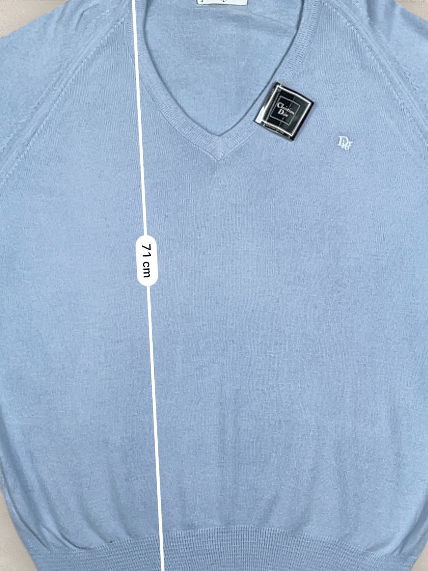 Pull Christian Dior Ref: 2548 - TURQUOISE - L - amifrip - Friperie en ligne et vêtements vintage