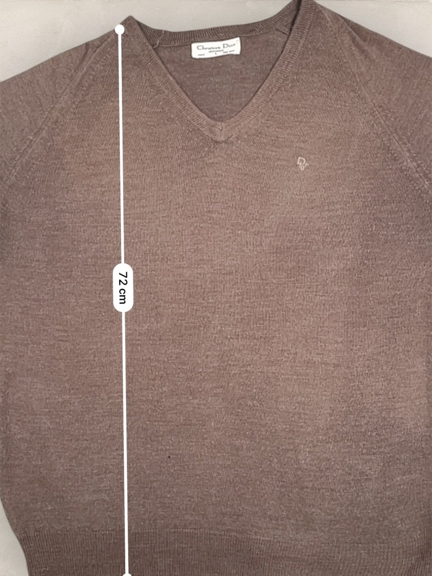 Pull Christian Dior Ref: 2551 - MARRON - L - amifrip - Friperie en ligne et vêtements vintage