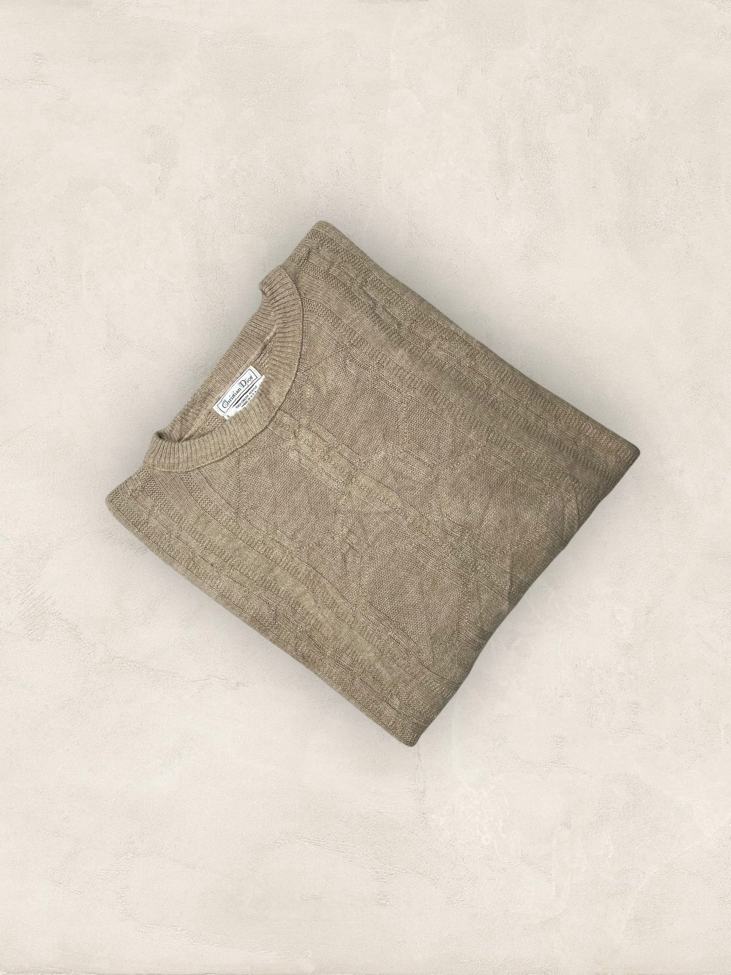 Pull Christian Dior Ref: 2552 - BEIGE - L - amifrip - Friperie en ligne et vêtements vintage
