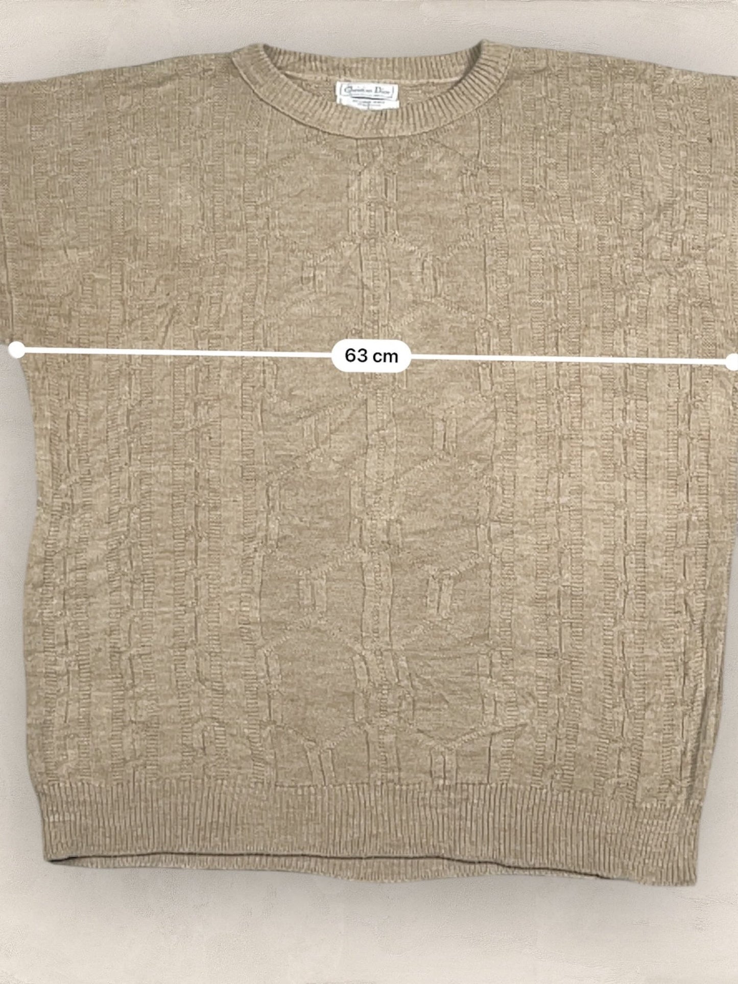Pull Christian Dior Ref: 2552 - BEIGE - L - amifrip - Friperie en ligne et vêtements vintage
