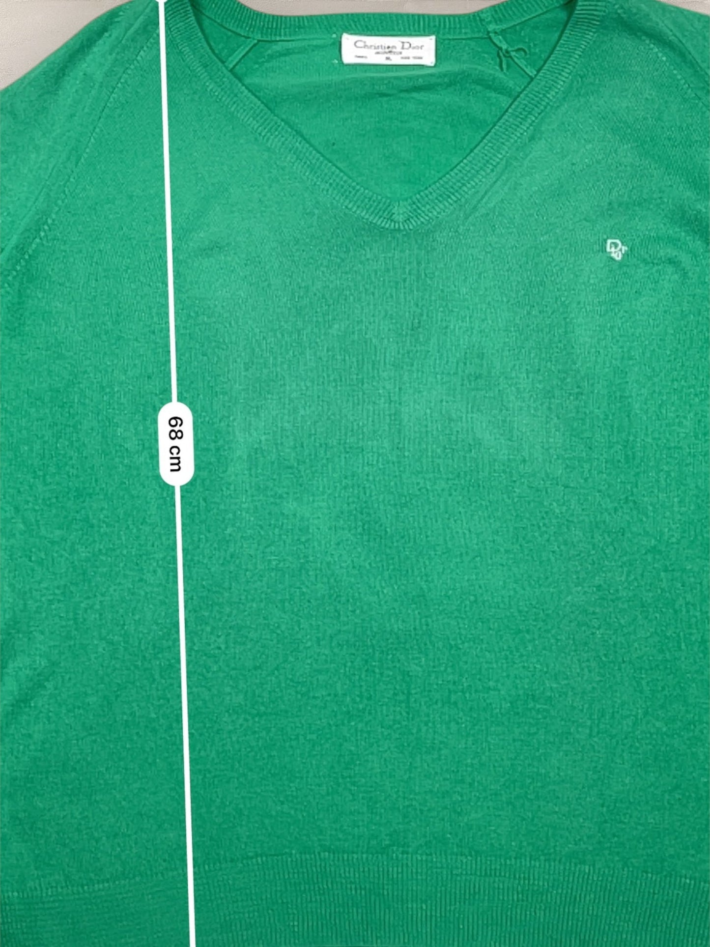 Pull Christian Dior Ref: 2558 - VERT - XL - amifrip - Friperie en ligne et vêtements vintage