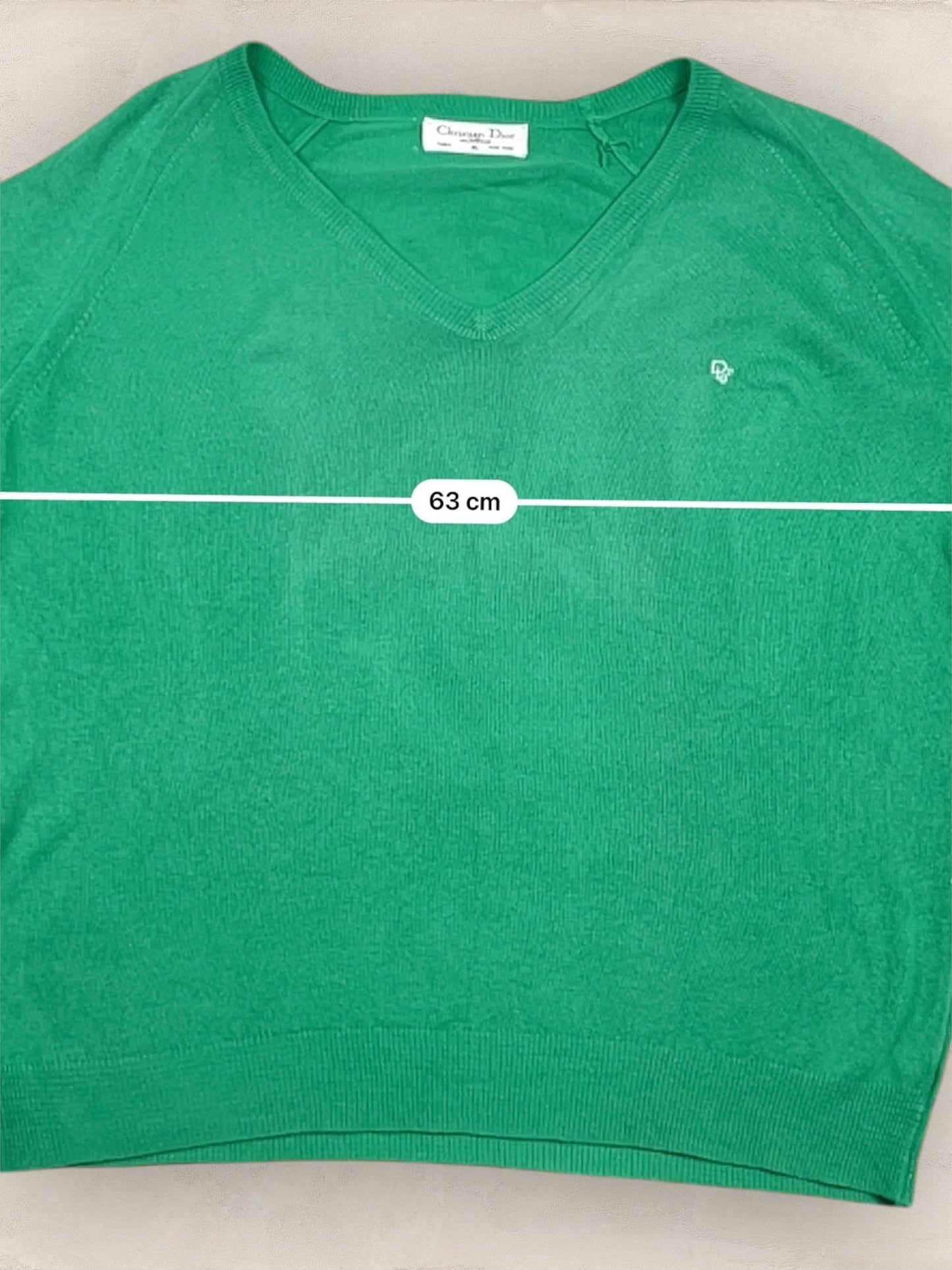 Pull Christian Dior Ref: 2558 - VERT - XL - amifrip - Friperie en ligne et vêtements vintage