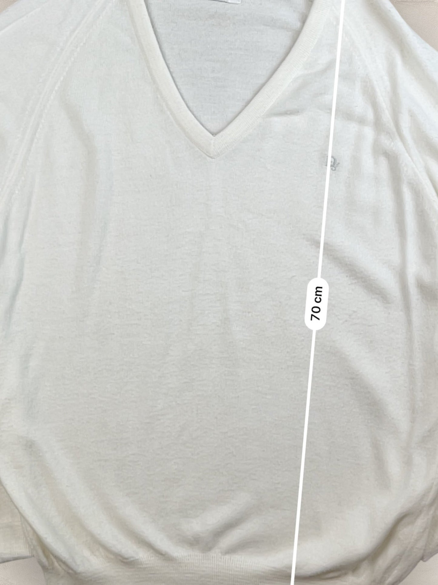 Pull Christian Dior Vintage Blanc Homme Ref: 2565 - BLANC - L - amifrip