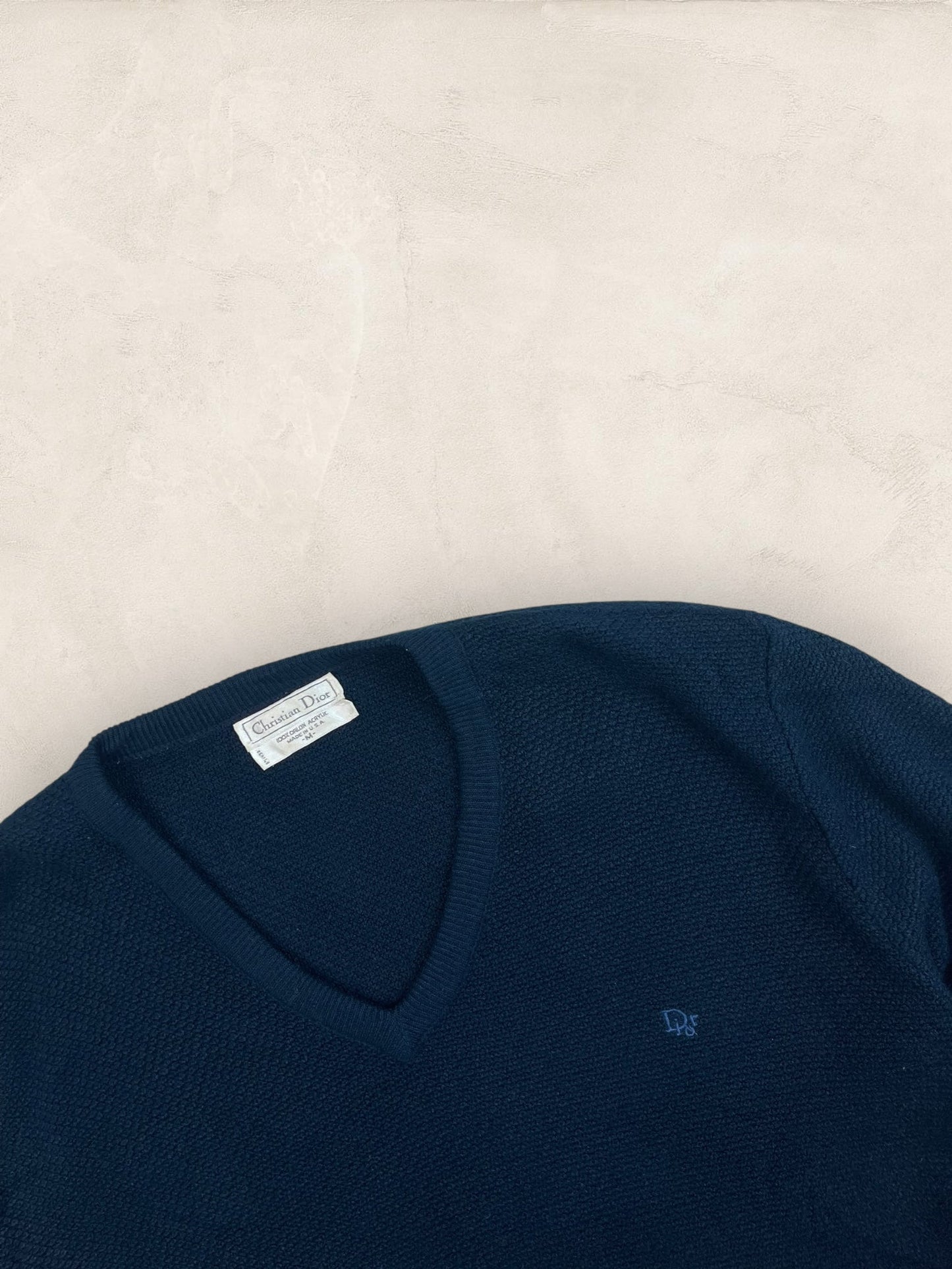 Pull Christian Dior Vintage Bleu Marine Homme M Ref: 2573 - Bleu Marine - M - amifrip